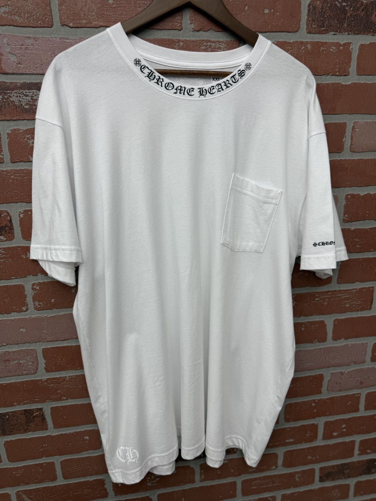 Chrome Hearts Chrome Hearts Black Short Sleeve Tee Shirt Size XXL Size US XXL / EU 58 / 5 - 2 Thumbnail