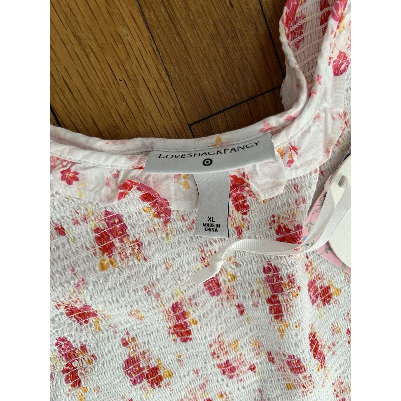 LoveShackFancy LoveShackFancy Dress Cottage Core Smock XL A000530 Size XL / US 12-14 / IT 48-50 - 4 Thumbnail