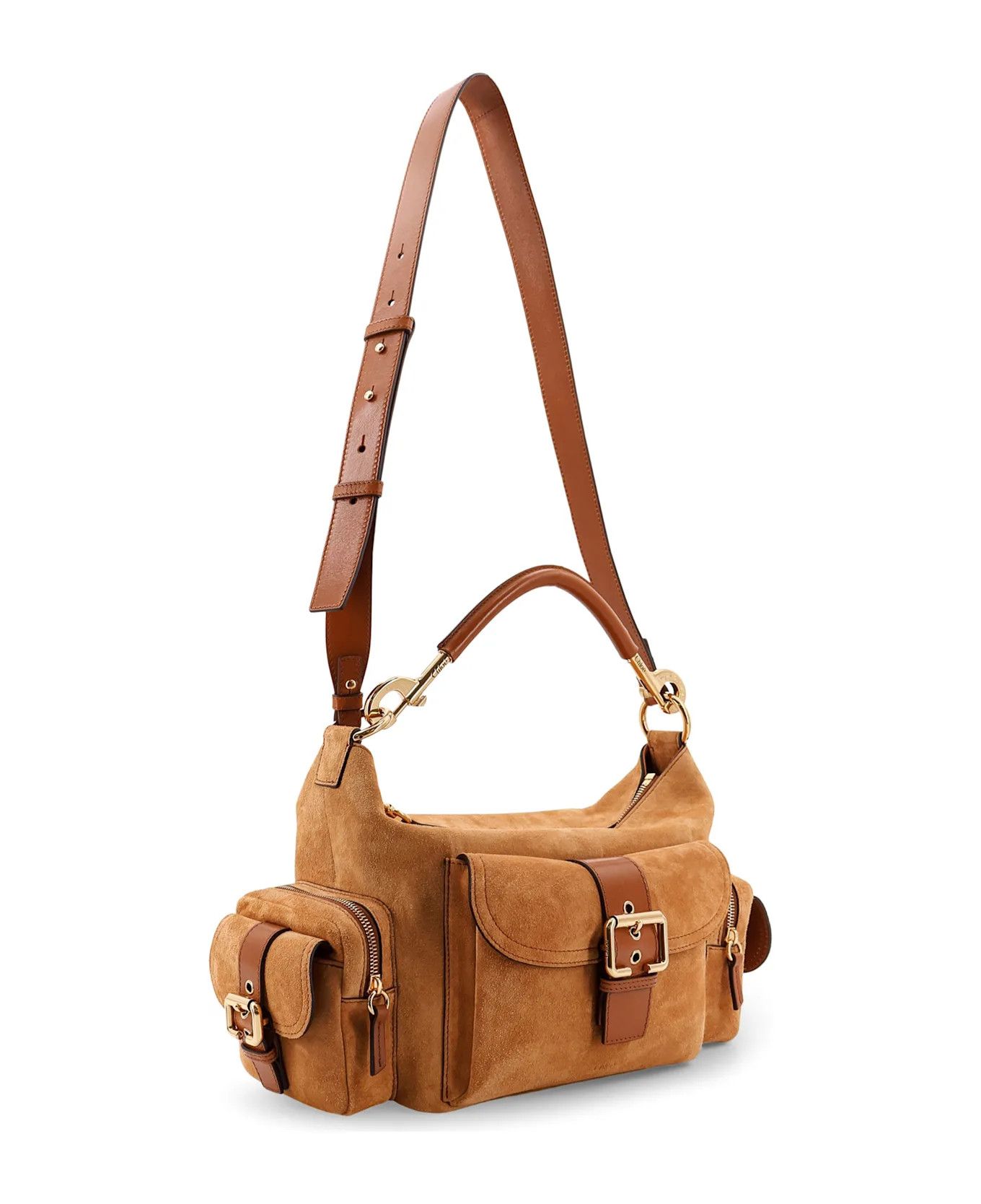 Chloe o1loc1c10126 Size: OS / Medium Double Carry Bag in Tan Size ONE SIZE - 3 Thumbnail