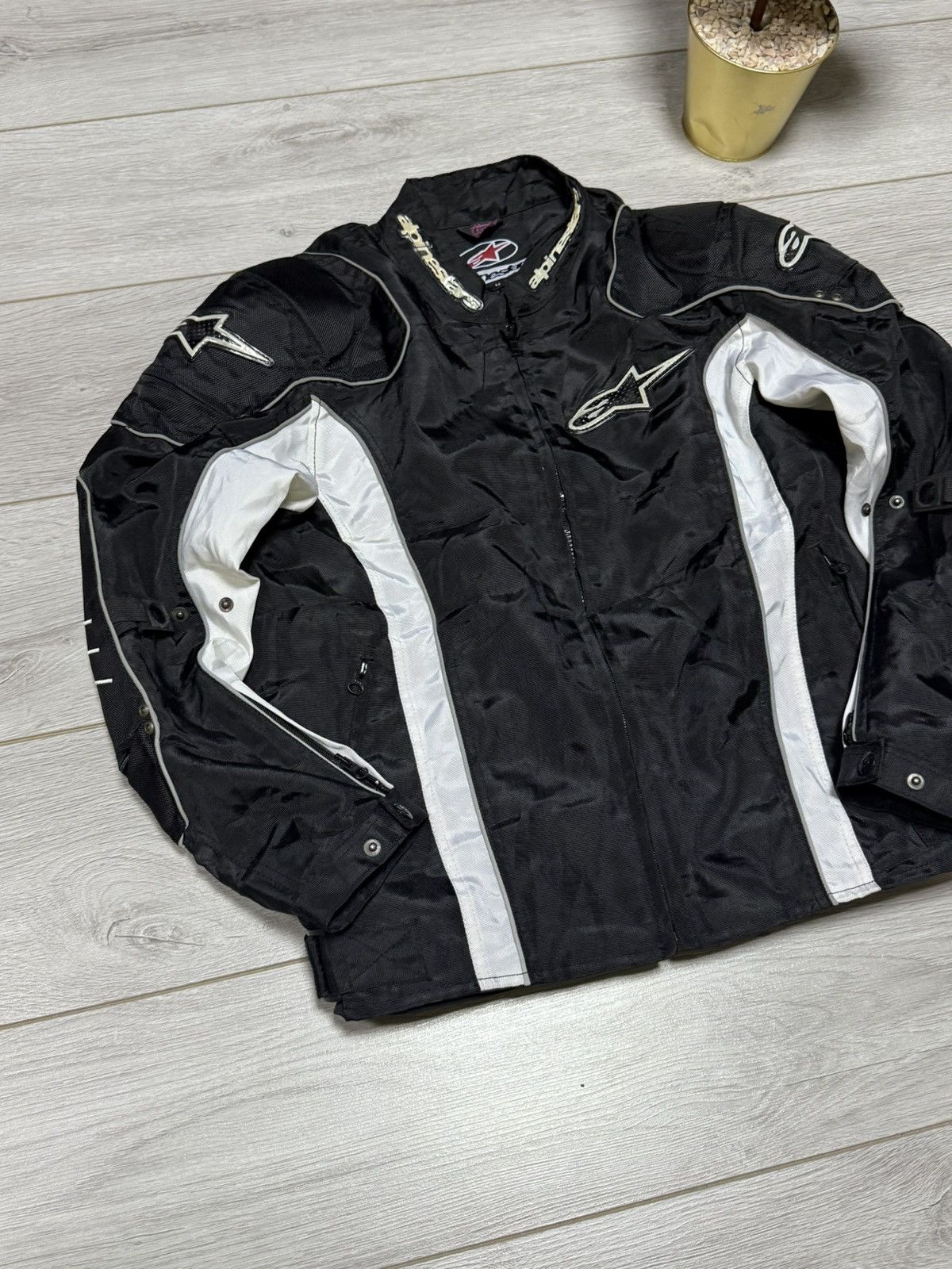 Alpinestars Alpinestars vintage racing moto protection jacket big logo Size US M / EU 48-50 / 2 - 8 Thumbnail