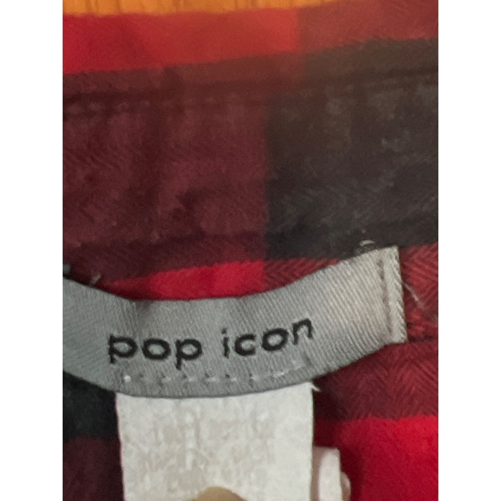 Vintage Red & Black Plaid Button-Down Shirt By Pop Icon Size US M / EU 48-50 / 2 - 3 Thumbnail