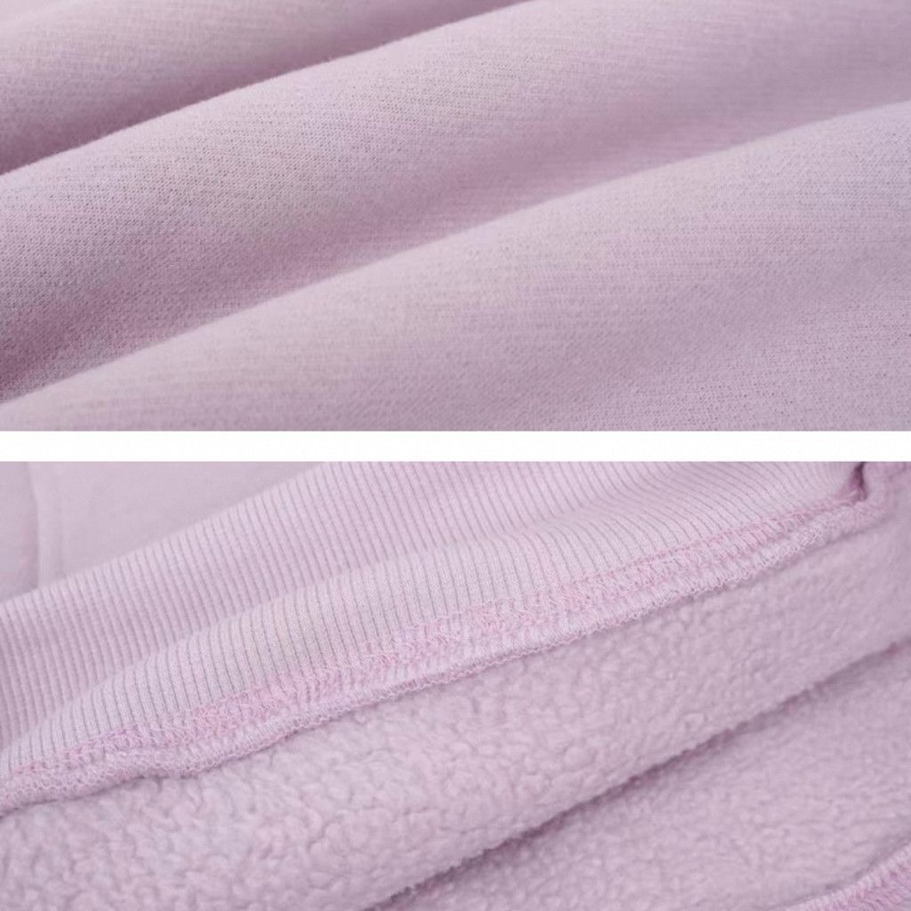 Zara Light Lilac Fleece Hoodie Size L / US 10 / IT 46 - 5 Thumbnail
