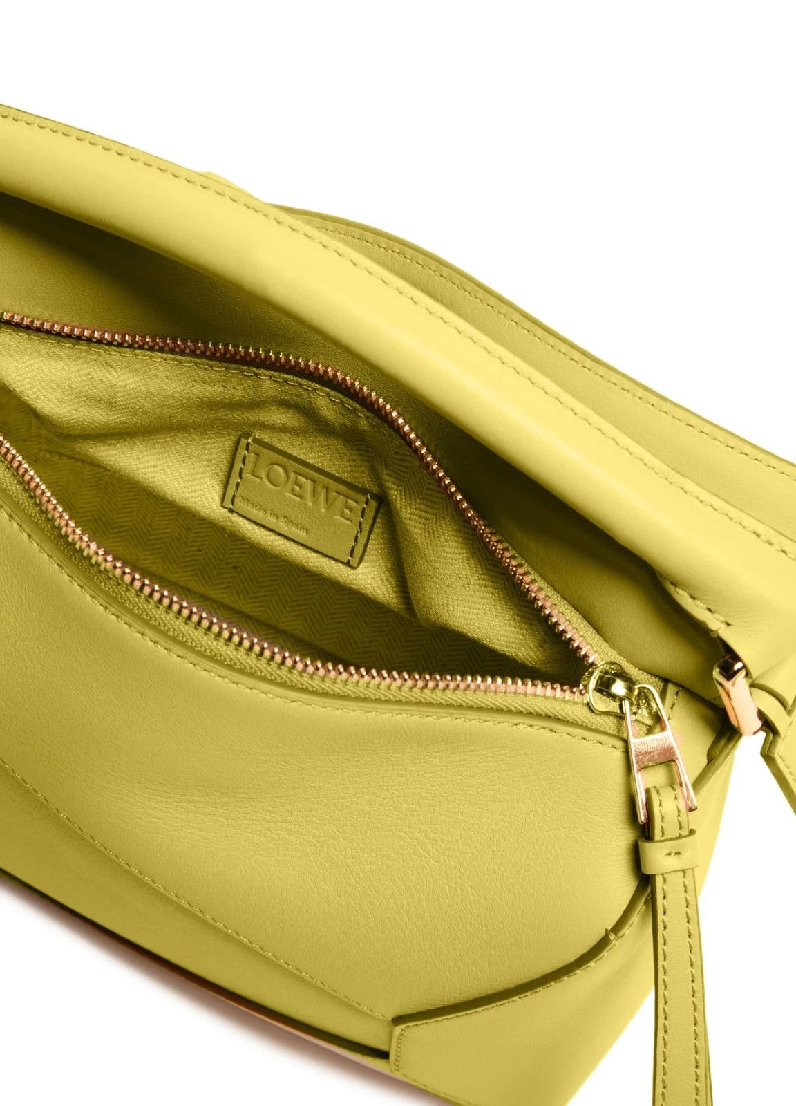 Loewe LOEWE Puzzle Small Edge Light Moss Leather Bag New Auth Size ONE SIZE - 4 Thumbnail
