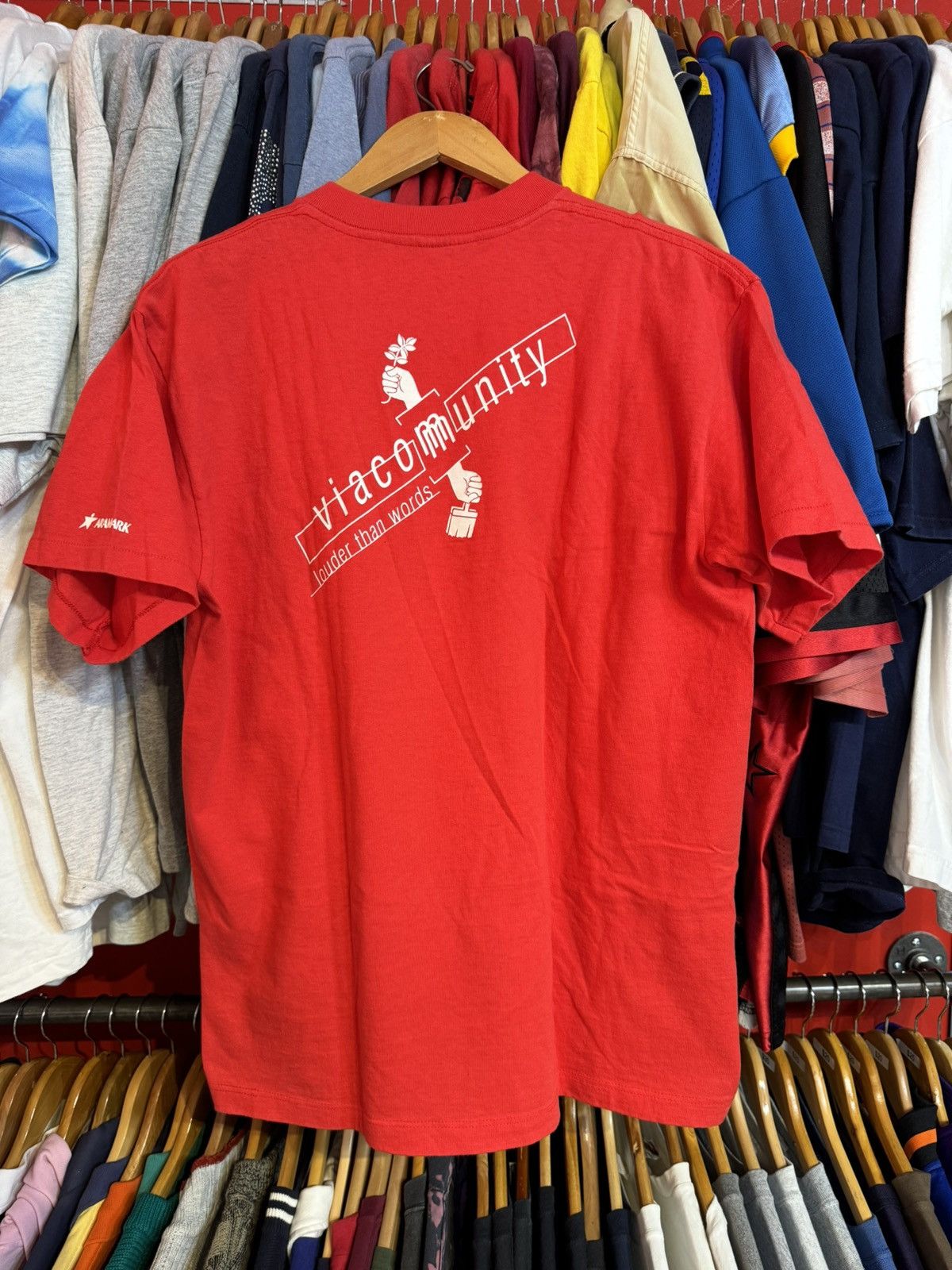 Mtv × Vintage 1986 MTV Viacom Vintage Employee 80’s T-Shirt Size US L / EU 52-54 / 3 - 2 Thumbnail