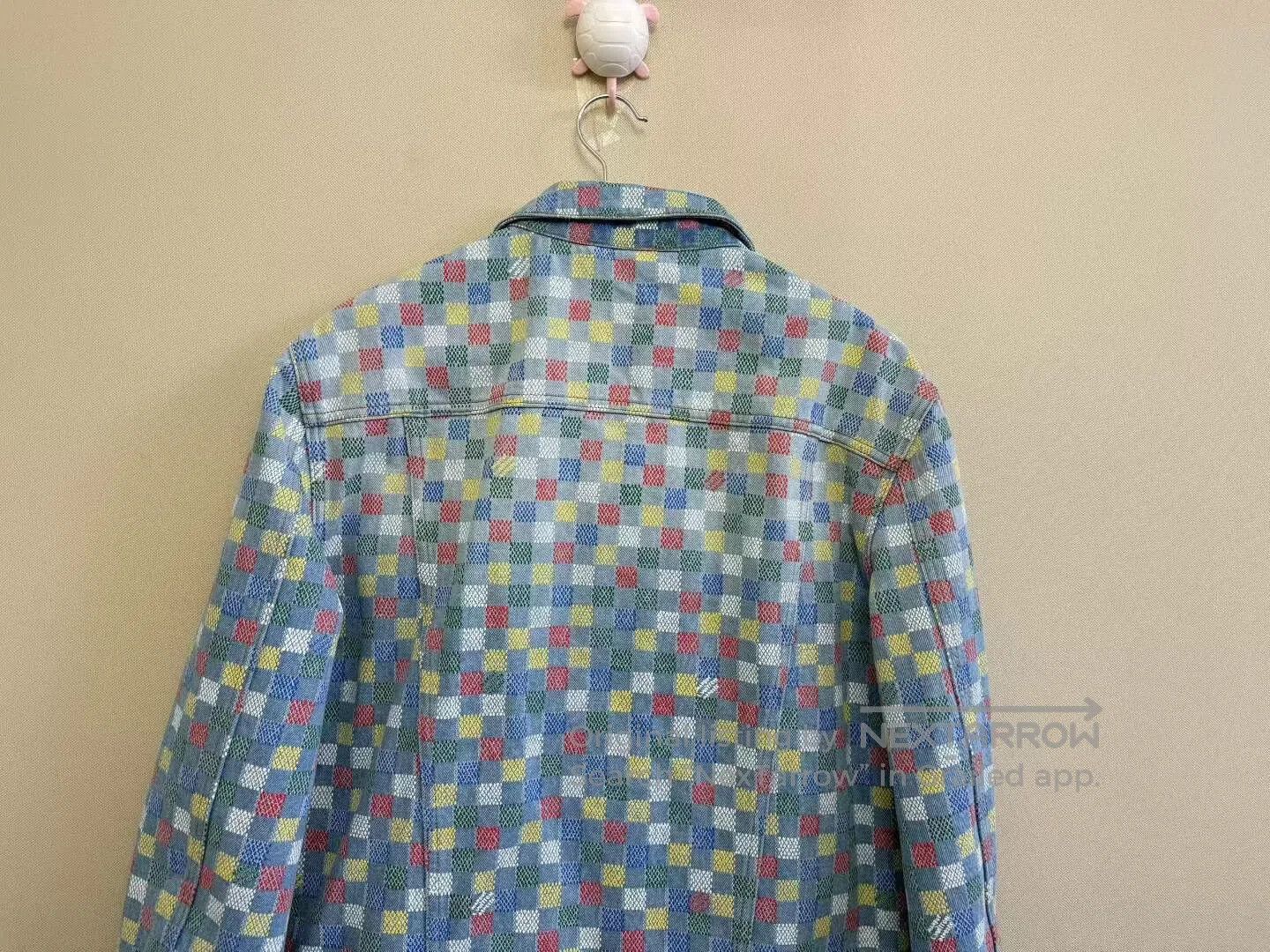 Louis Vuitton Louis Vuitton Rainbow Checkerboard Full Logo Denim Jacket| Size US L / EU 52-54 / 3 - 5 Thumbnail