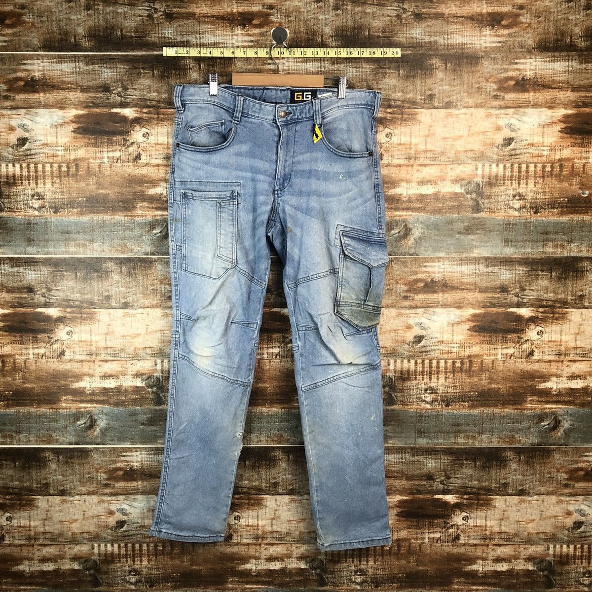 Japanese Brand G Ground utility tactical worker Multipocket Pants #A2086 Size US 35 - 1 Thumbnail