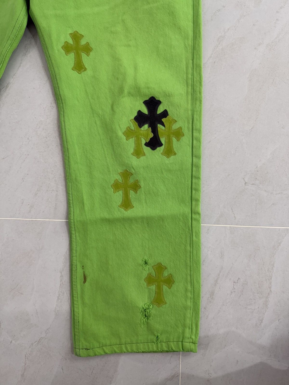 Chrome Hearts Chrome Hearts Sex Record Slime Green Levis Sz.40 Size US 40 / EU 56 - 2 Thumbnail