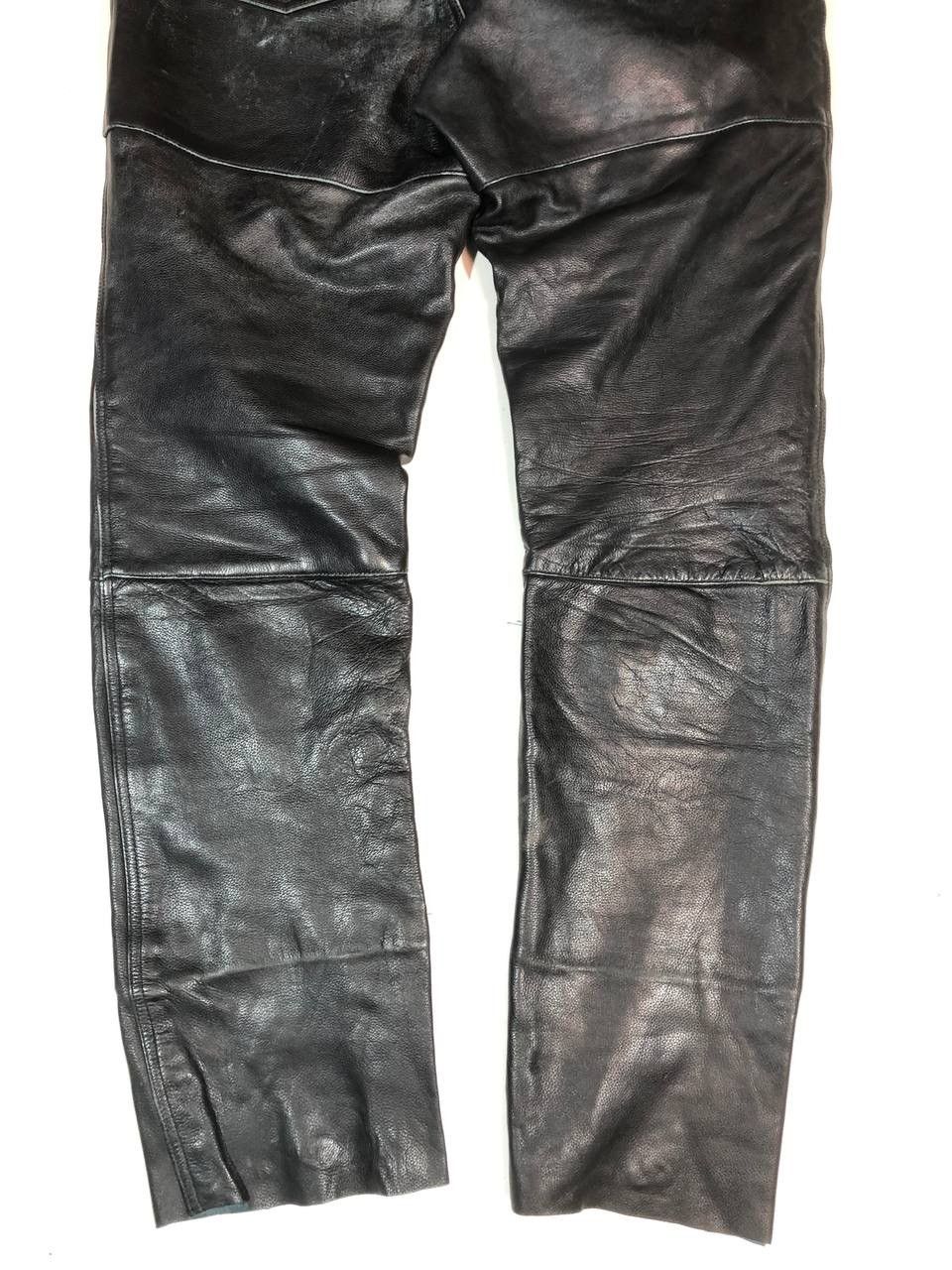 Vintage Leder Vintage Arizona Biker Moto Leather Pants Size US 36 / EU 52 - 8 Thumbnail