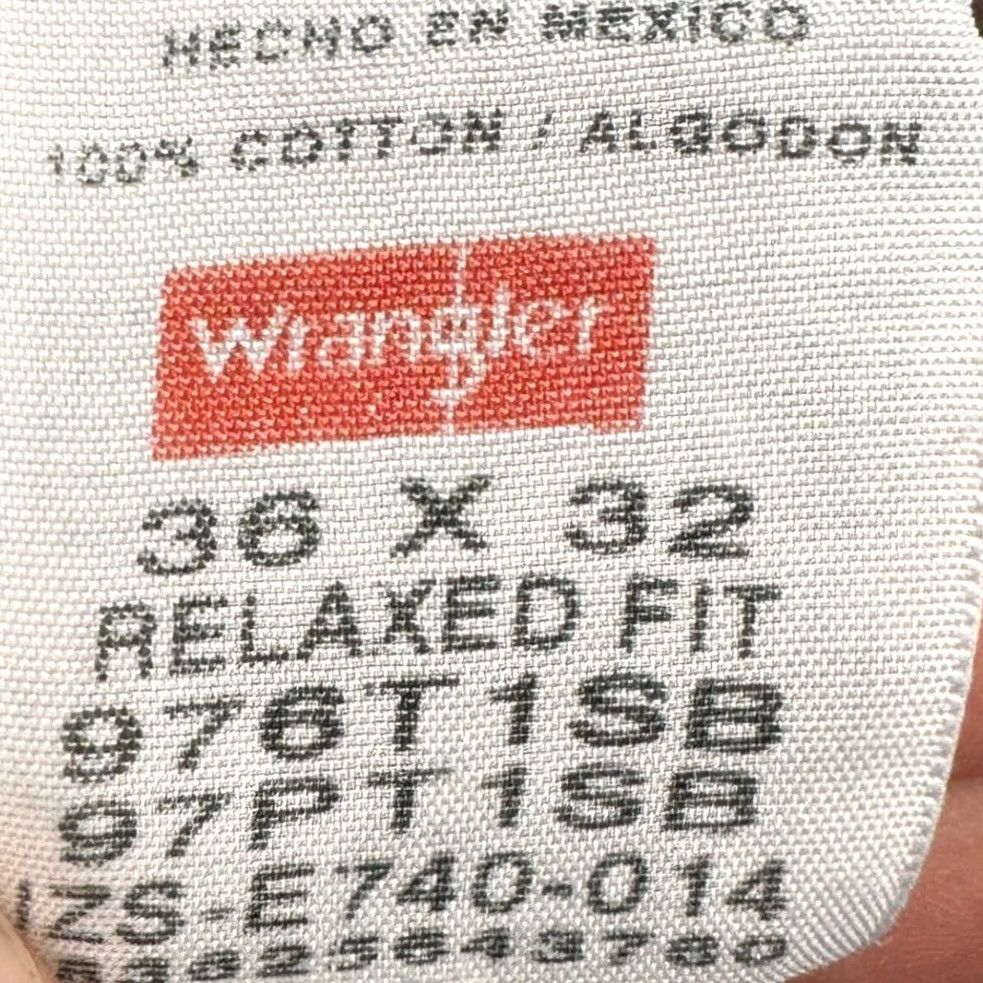 Wrangler VINTAGE? No — Wrangler Five Star Jeans Mens 36X32 Blue Relaxed Fit Straight Leg 5 Pockets Size US 36 / EU 52 - 3 Thumbnail
