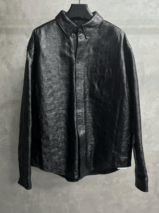 Balenciaga Balenciaga All-Over Logo Jacket 48EU Size US M / EU 48-50 / 2 - 1 Thumbnail