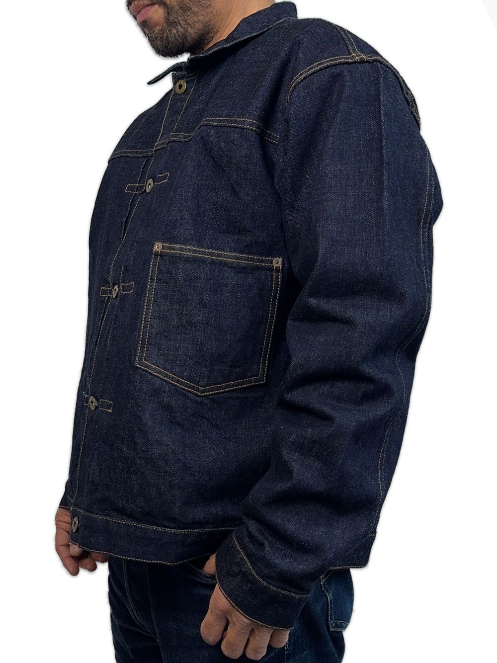 Japan Blue JAPAN BLUE JJK0012M31 14.8oz WWII Type-I Denim Jacket Size US XL / EU 56 / 4 - 17 Thumbnail