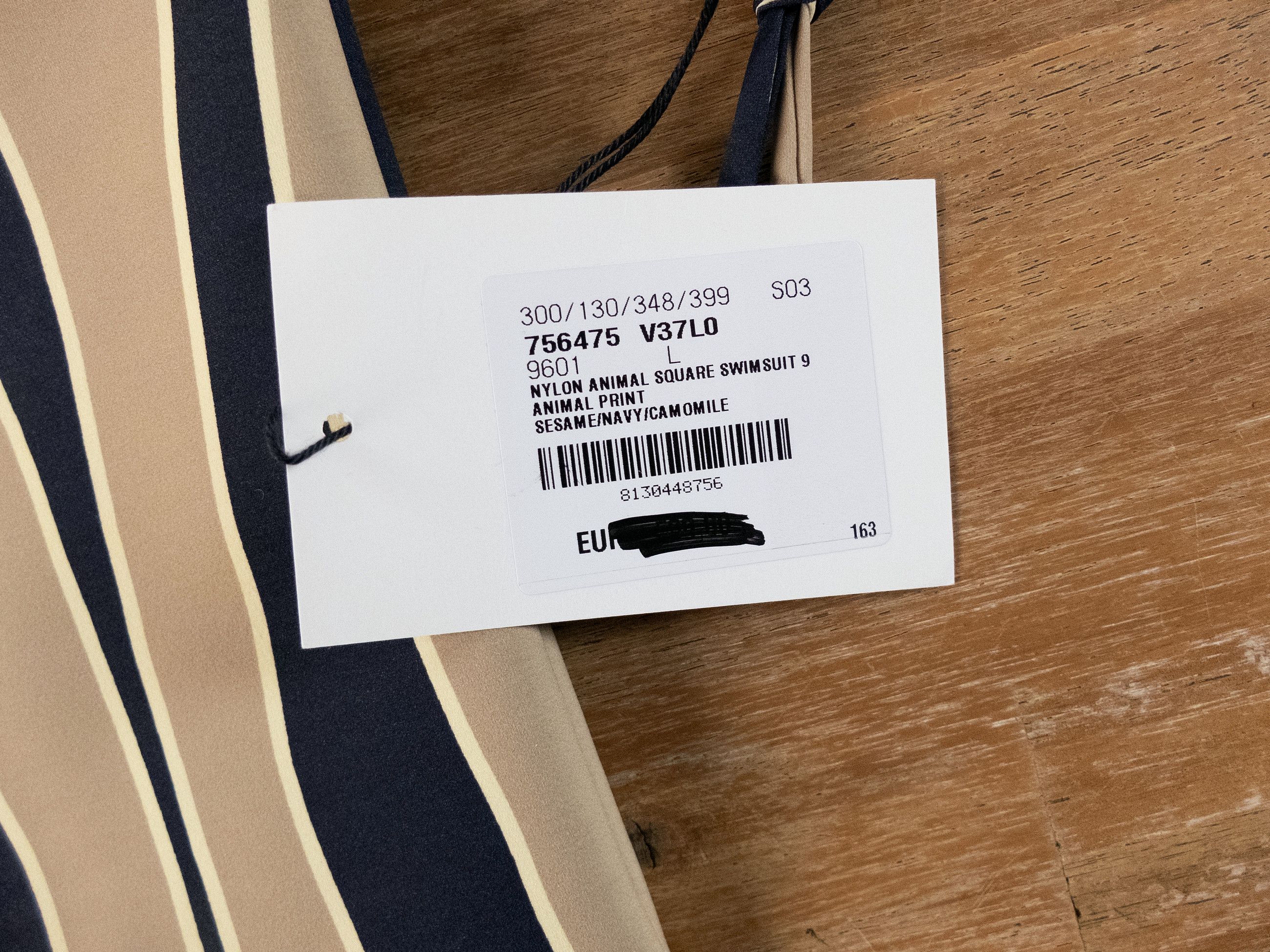 Bottega Veneta BOTTEGA VENETA beige animal print swimsuit Size Large / 8 US Size 30" / US 8 / IT 44 - 9 Thumbnail