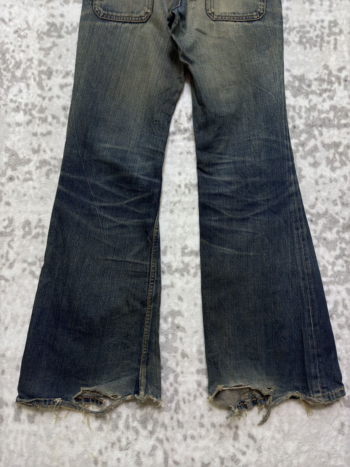 Vintage Vintage Wester Flared Bush Pant Distressed USA Workwear Size US 29 - 9 Thumbnail