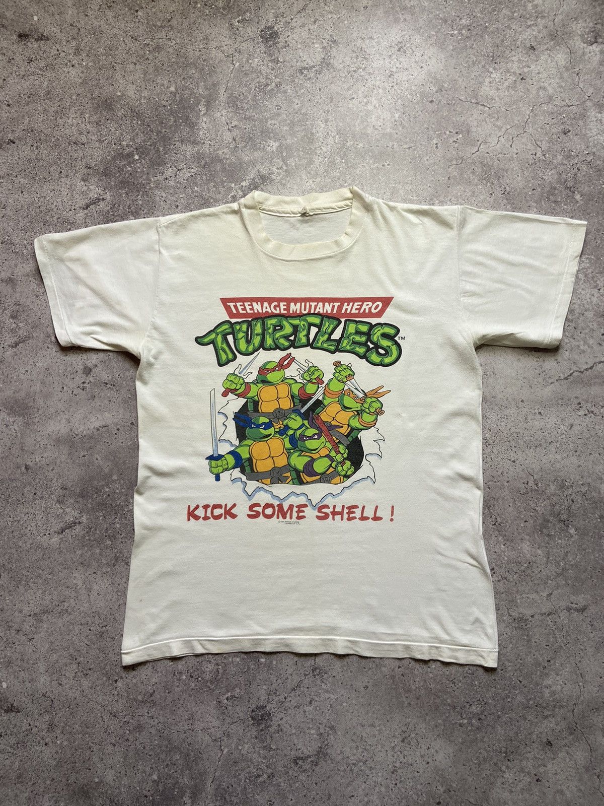 Cartoon Network Vintage 1990 Teenage Mutant Ninja Turtles Leonardo Tee Size US XL / EU 56 / 4 - 1 Thumbnail
