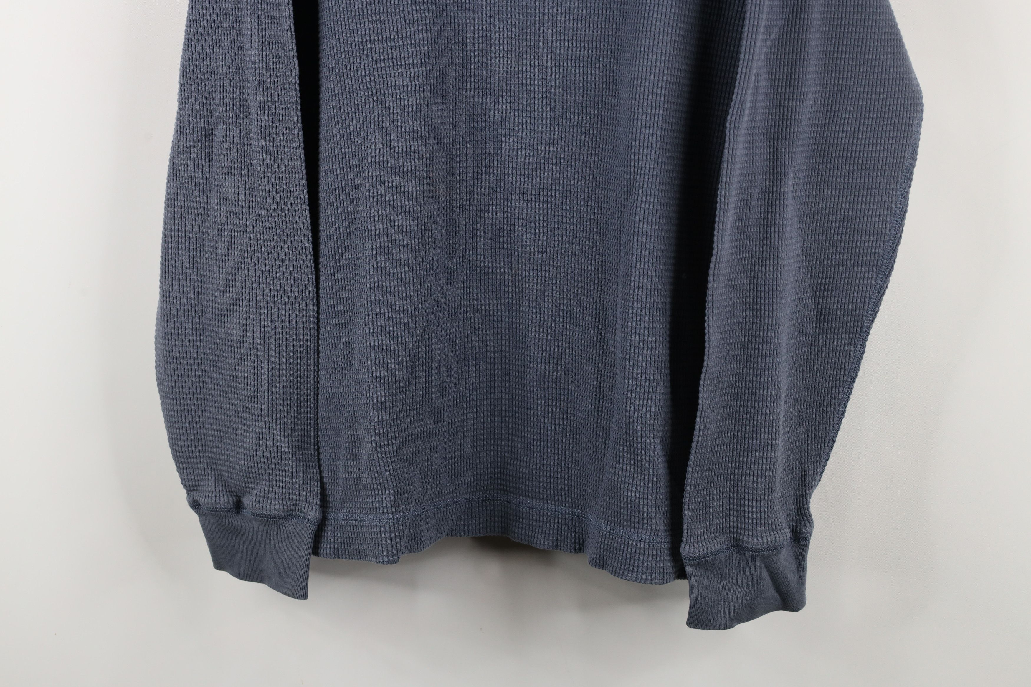 Eddie Bauer Vintage Eddie Bauer Thermal Waffle Knit Henley T-Shirt Blue Size US L / EU 52-54 / 3 - 3 Thumbnail