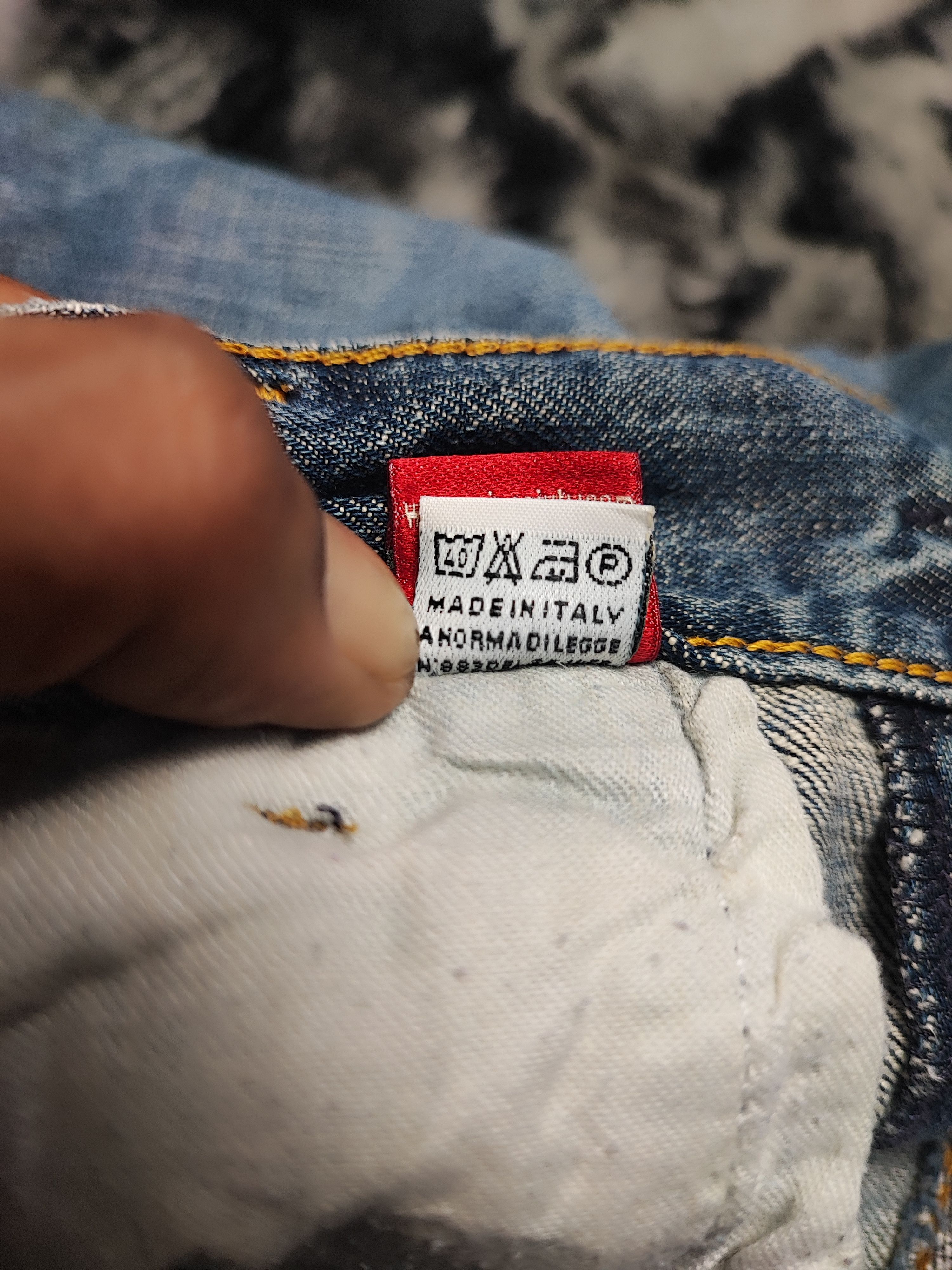 Jean Miss Sixty Bootcut Vintage Washed Flared Jeans Y2K Size 31" - 20 Thumbnail