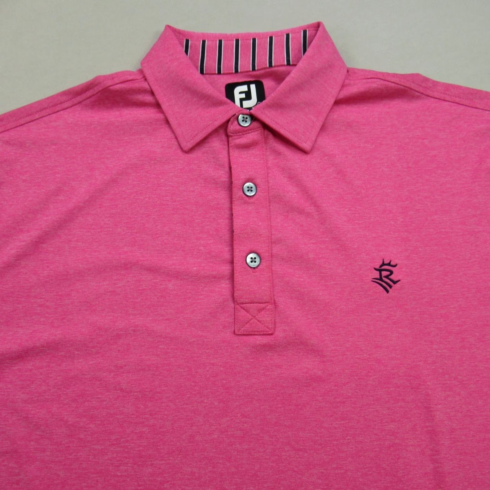 Footjoy Footjoy Golf Polo Shirt Mens Large Short Sleeve Lightweight Outdoors Pink Size US XXL / EU 58 / 5 - 3 Thumbnail