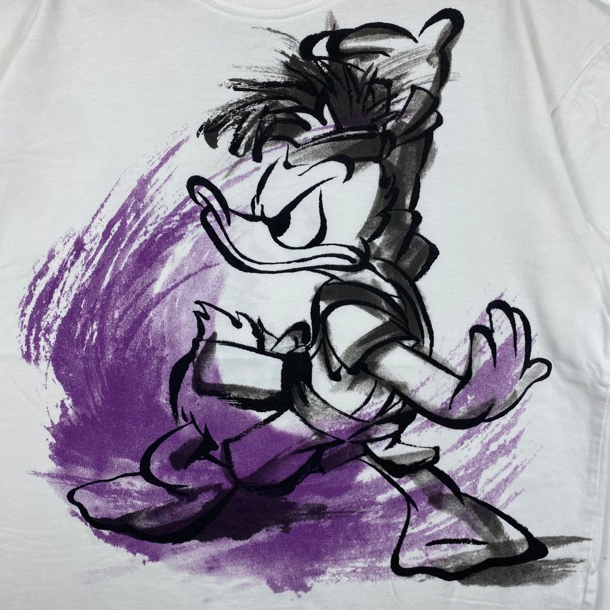 Disney Vintage 00's Tokyo Disney DONALD DUCK Graphic Tee Shirt Size US XL / EU 56 / 4 - 2 Thumbnail