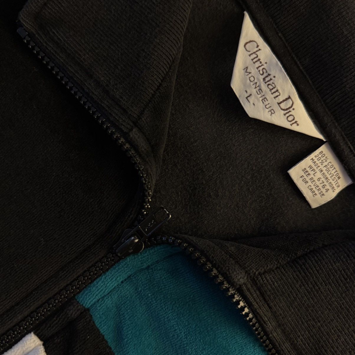 Christian Dior Monsieur Vintage Christian Dior Monsieur Velour Track Jacket Size US L / EU 52-54 / 3 - 4 Thumbnail