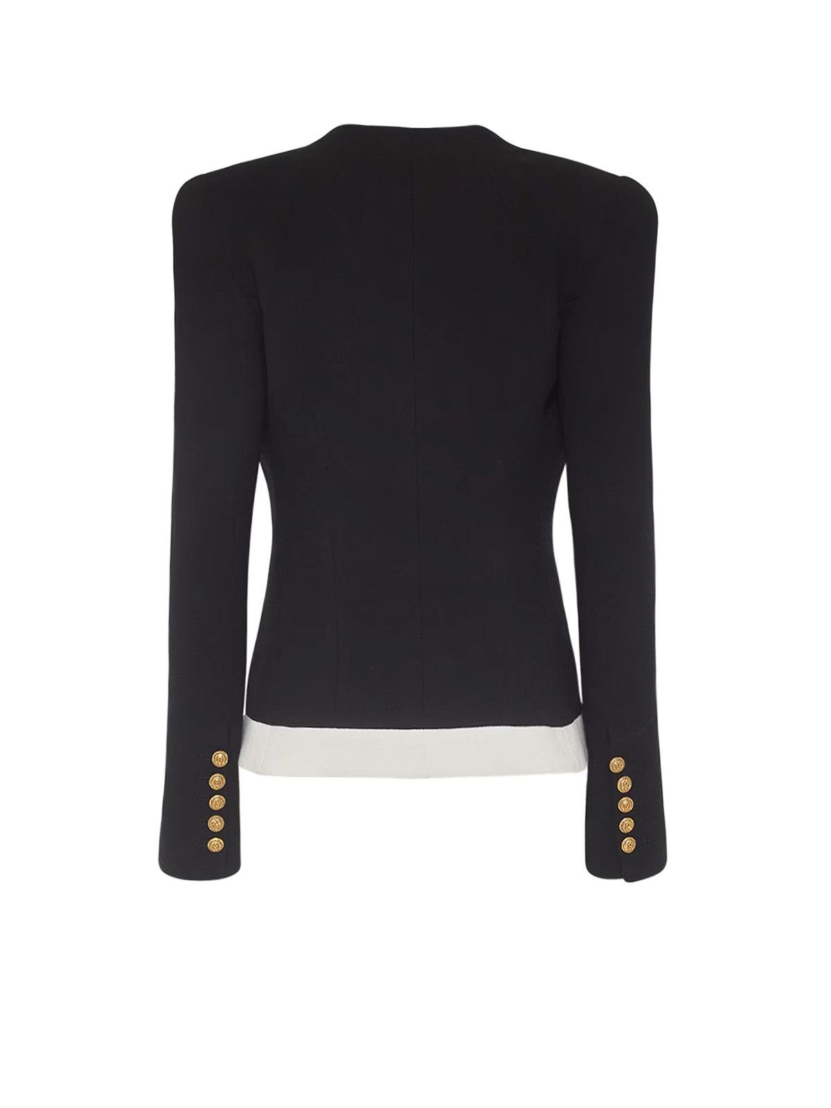 Balmain o1y0525 Blazer in Black/White Size M / US 6-8 / IT 42-44 - 3 Thumbnail