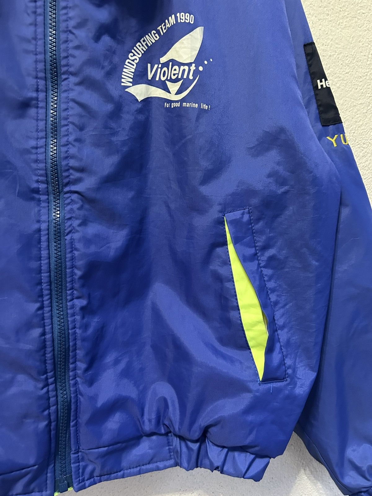 Helly Hansen × Vintage Violent Windsurfing Team 1990 Nylon Jacket Size US L / EU 52-54 / 3 - 5 Thumbnail