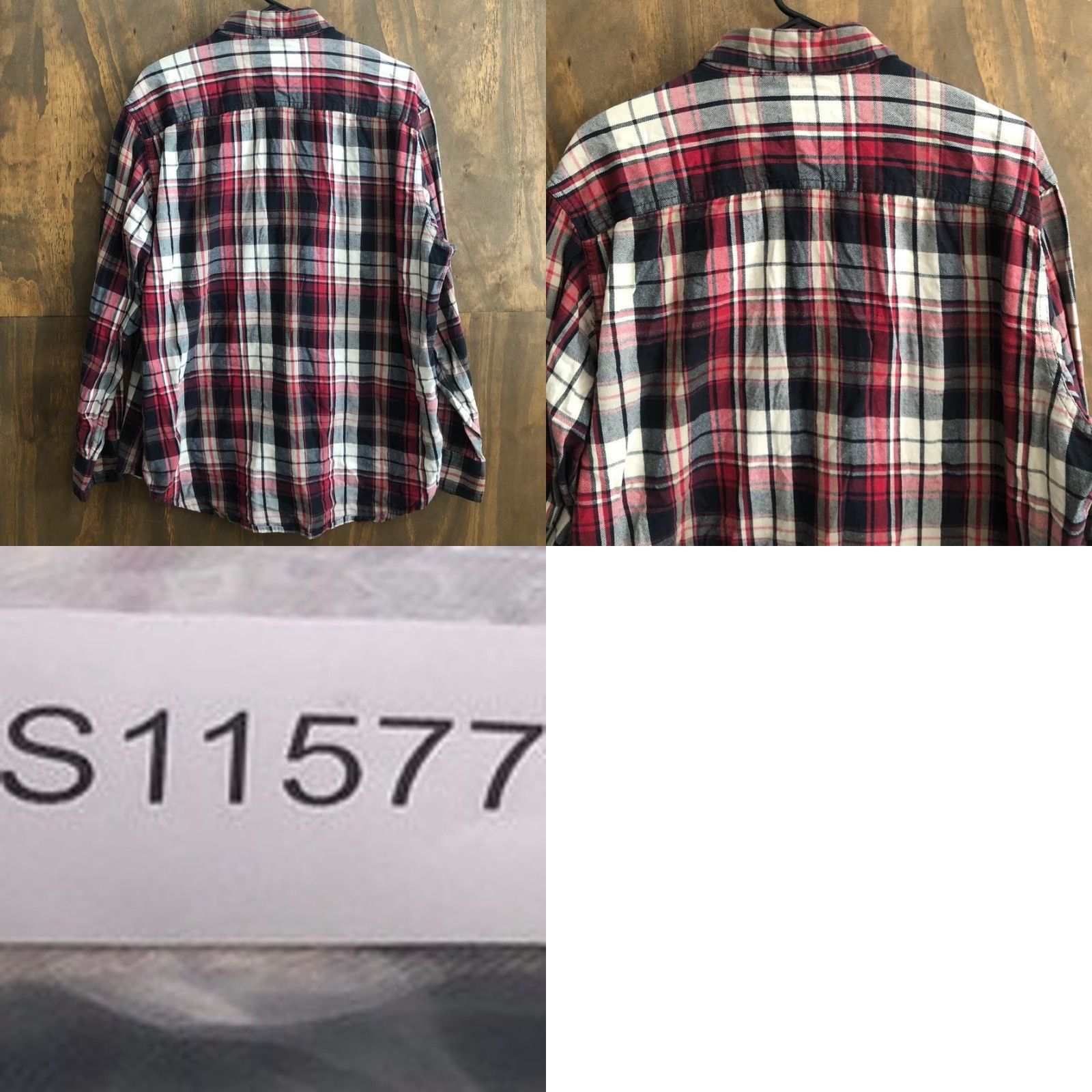 Timberland VINTAGE Timberland Mens Shirt Red Multi Plaid Flannel Button Down 100% Cotton XLarge Size US XL / EU 56 / 4 - 8 Thumbnail