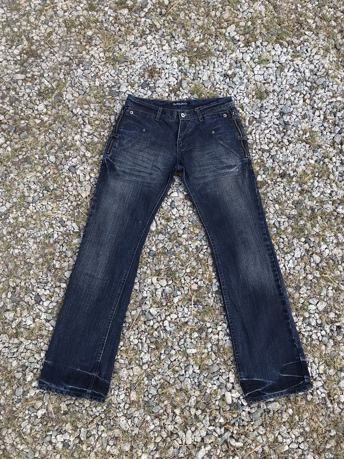 Vintage In The Attic Bondage Style Denim Jeans
