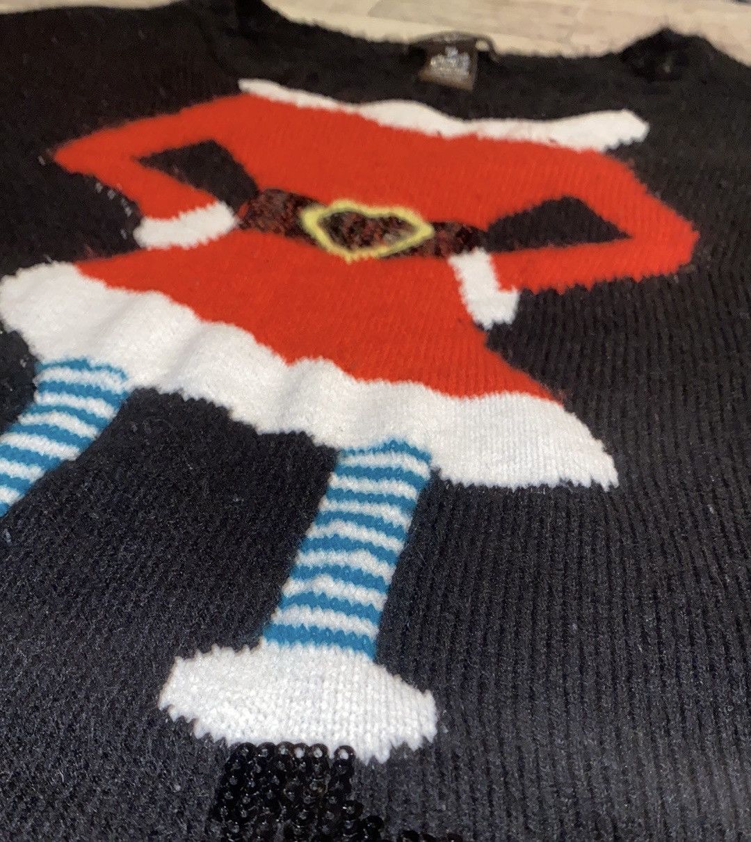 Vintage Linda Matthews, NY, Retro, Embellished, Holiday Knit Sweater Size M / US 6-8 / IT 42-44 - 11 Thumbnail