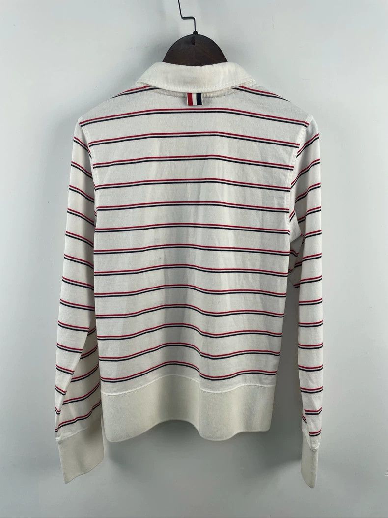 Thom Browne Thom Browne size42 stripe polo Size US XS / EU 42 / 0 - 2 Thumbnail