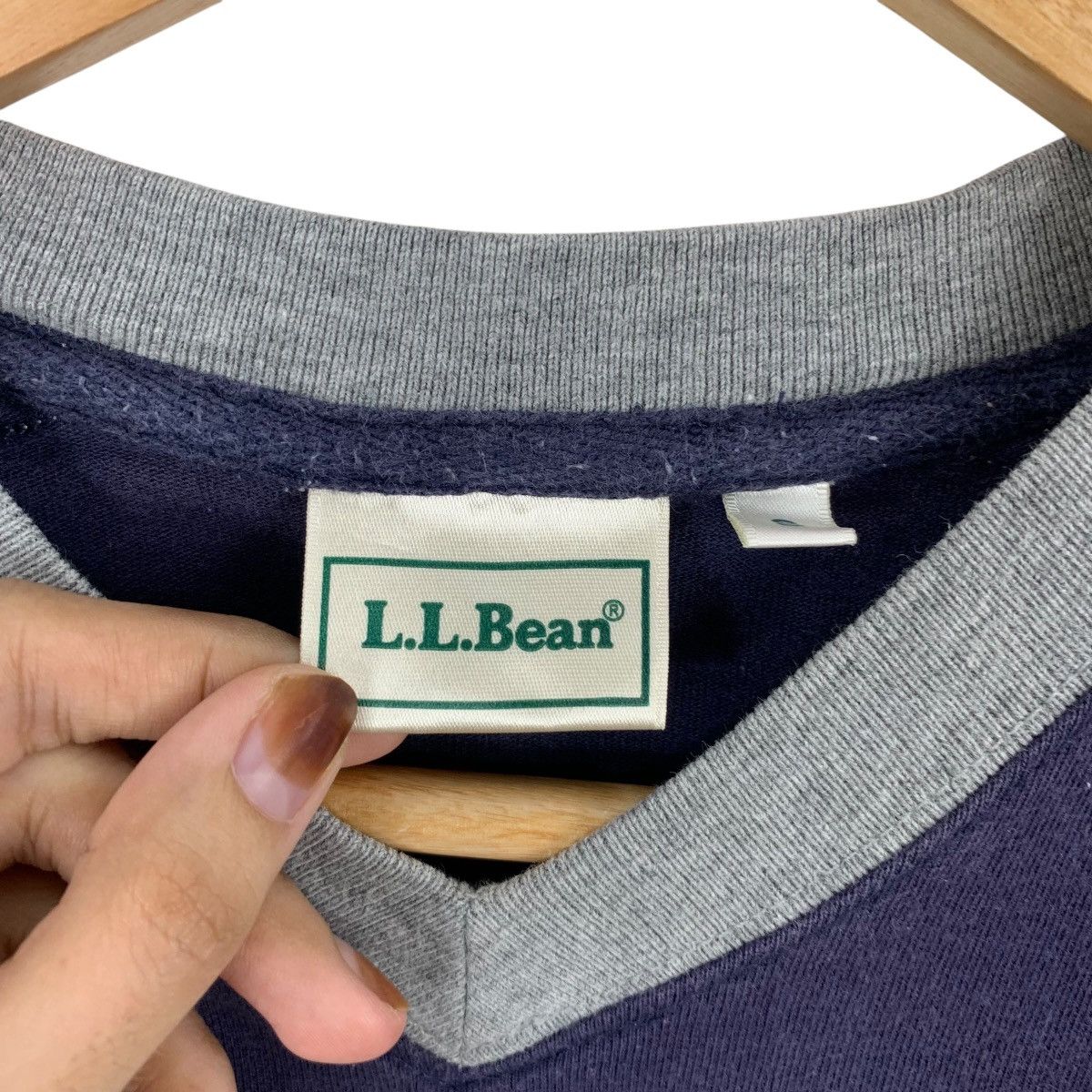 L.L. Bean Vintage L.L. BEAN USA Outdoor Minimalist Design Tee Shirt Size US S / EU 44-46 / 1 - 7 Thumbnail