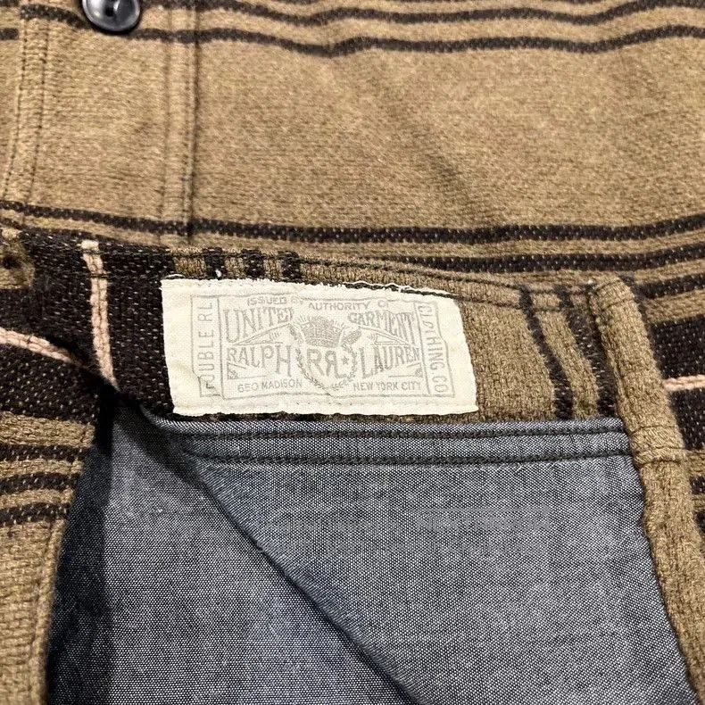 RRL Ralph Lauren RRL Striped Button-Up Shirt. Size US M / EU 48-50 / 2 - 6 Thumbnail