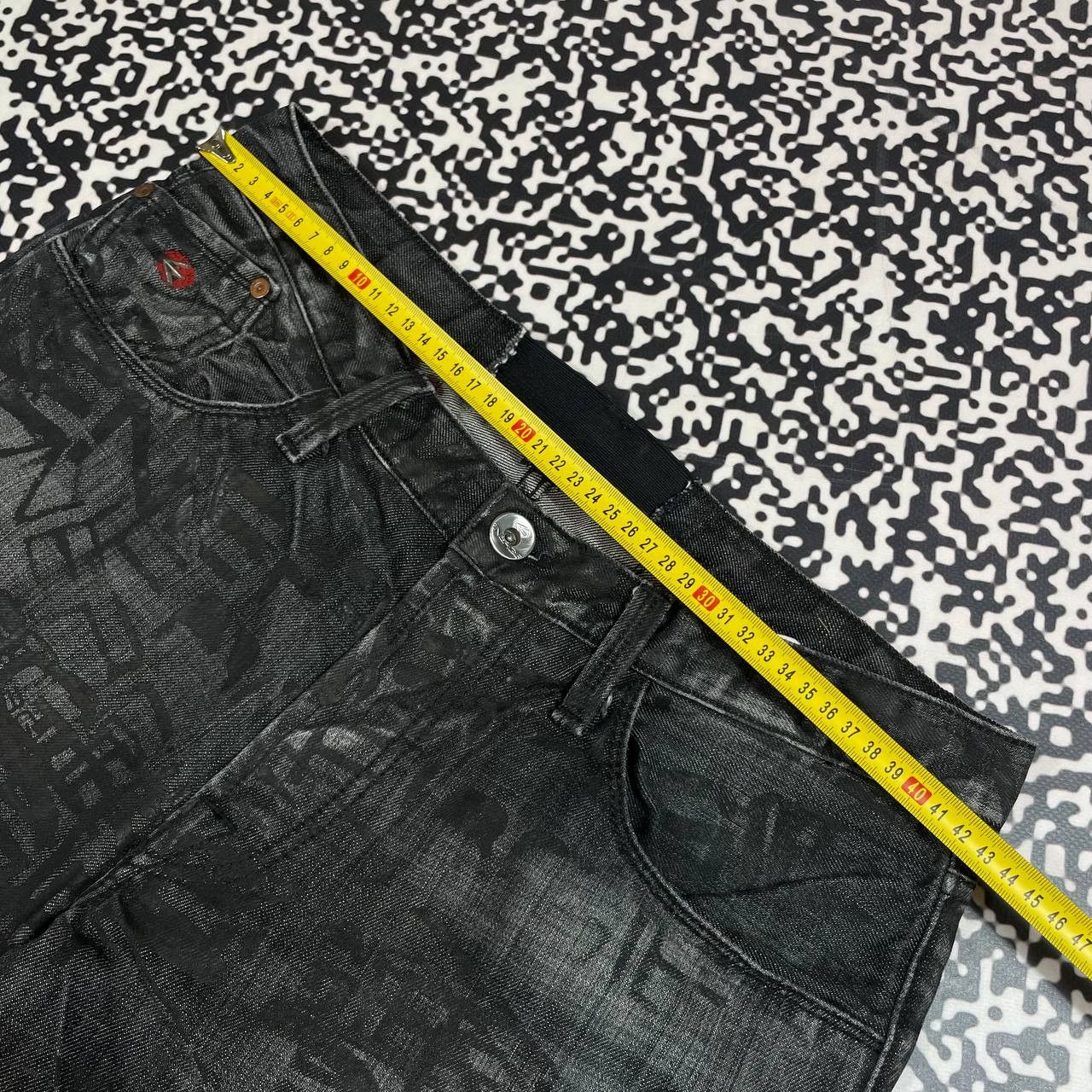 Energie Vintage Y2K Energie Miss Sixty Monogram Avant Garde Jeans Size US 34 / EU 50 - 23 Thumbnail