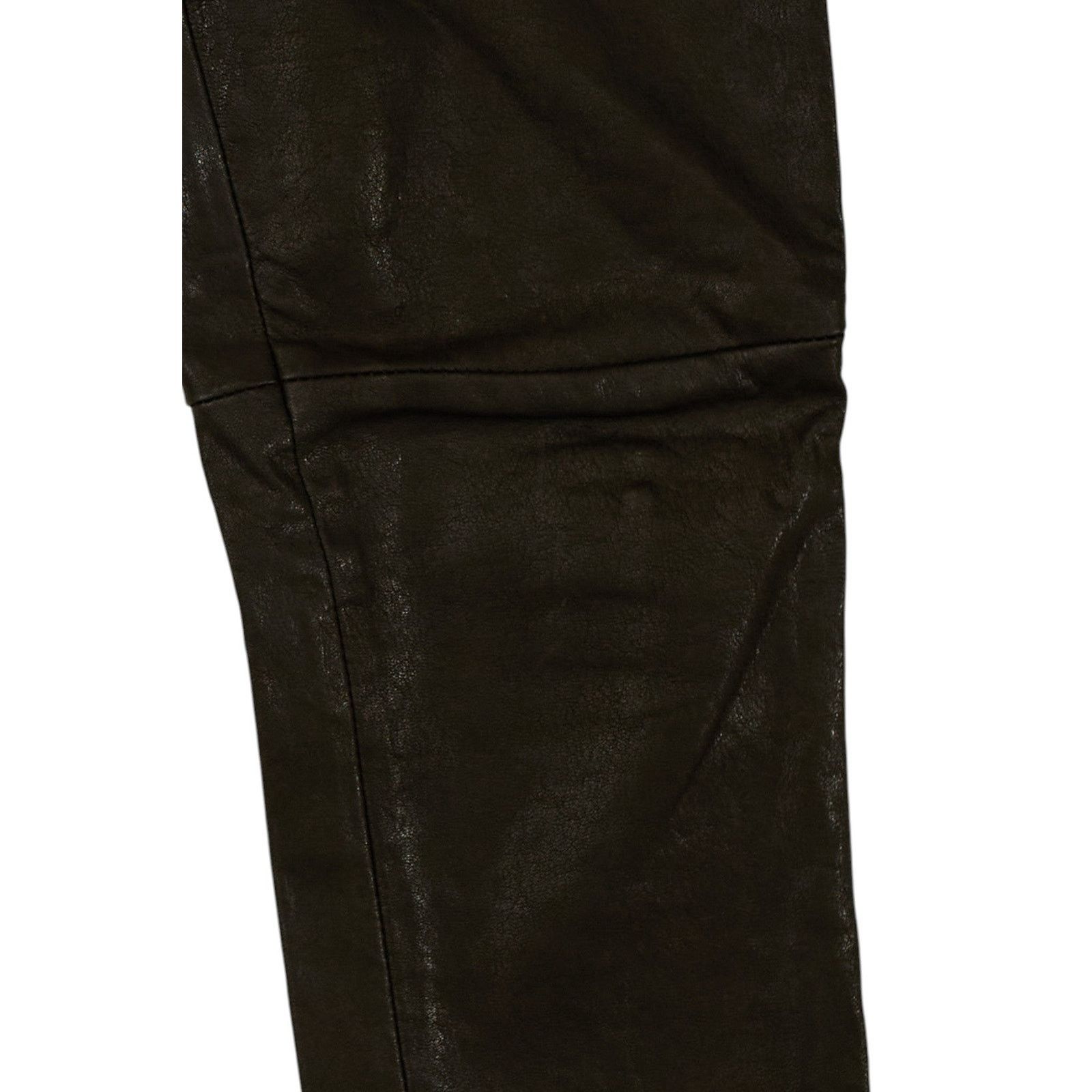 Prada F/W 2011 Leather Slim Trousers Size 28" / US 6 / IT 42 - 3 Thumbnail