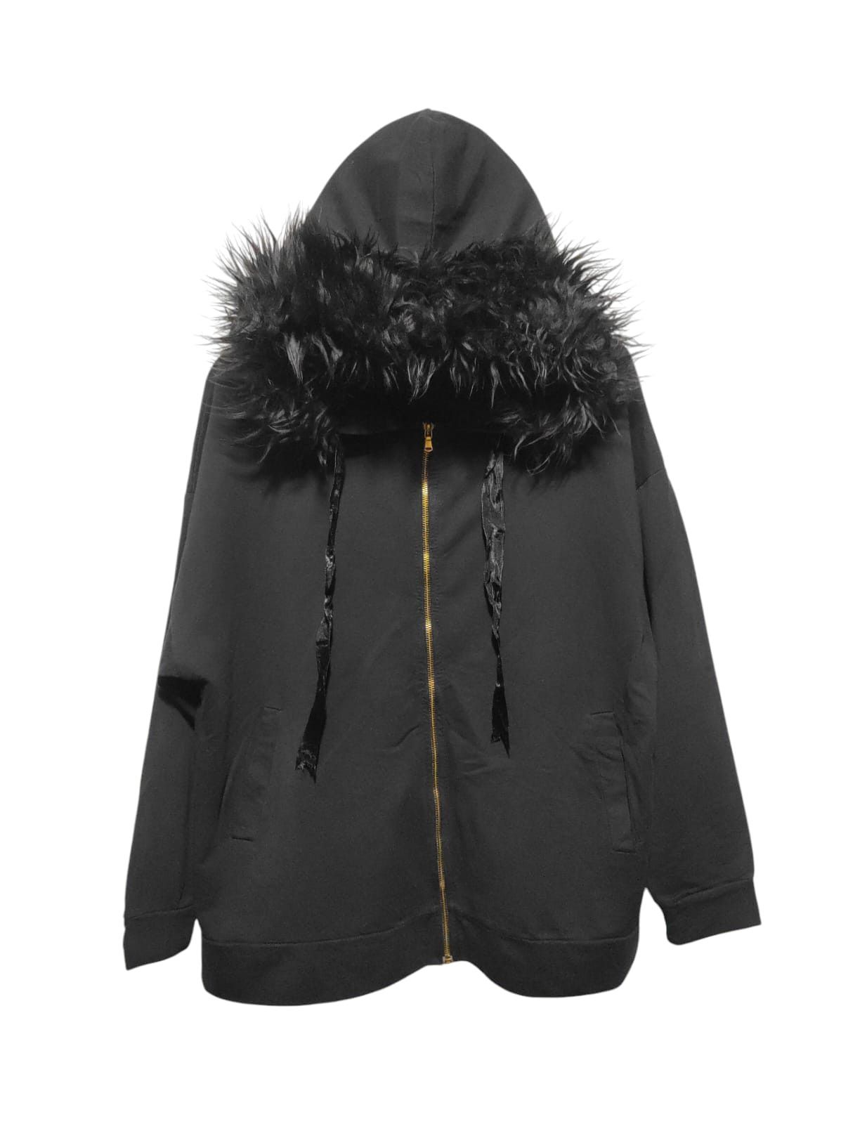 Hysteric Glamour Black Zipper Fur Hoodie LGB style Size US M / EU 48-50 / 2 - 1 Thumbnail