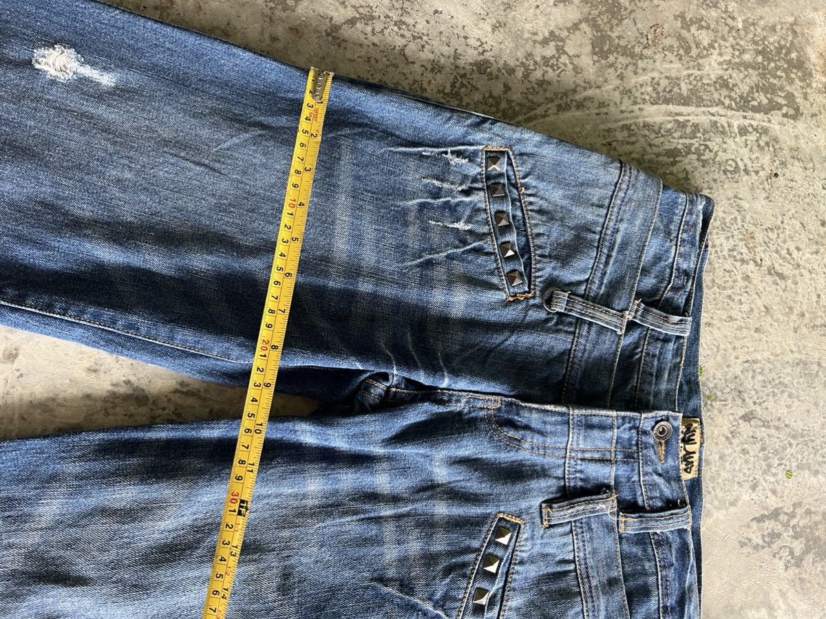 If Six Was Nine × Japanese Brand × Vintage Doublewaist Studded Pocket Nyalus Denim Size US 31 - 9 Thumbnail