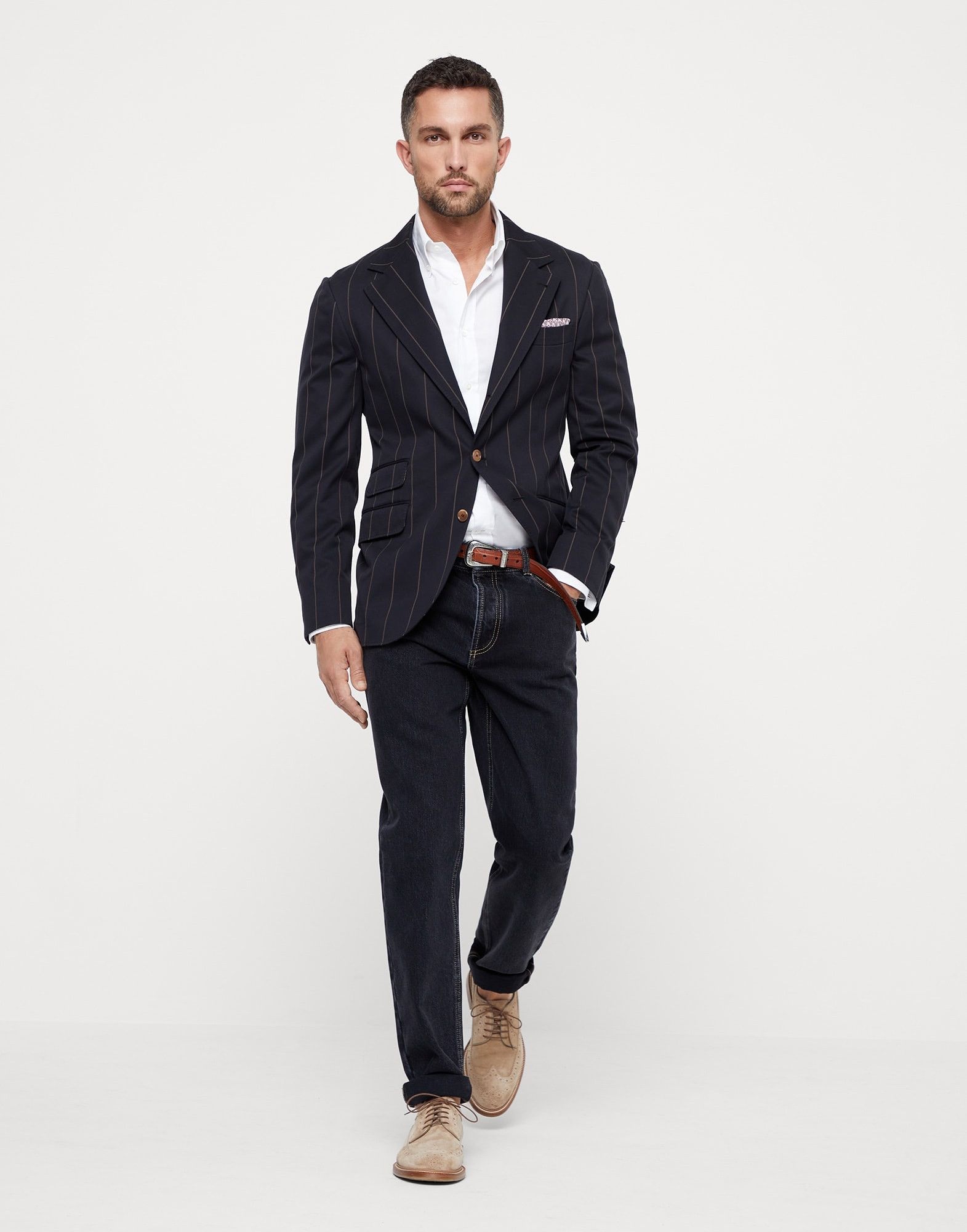 Brunello Cucinelli Denim Pants in Open Blue Size US 34 / EU 50 - 4 Thumbnail
