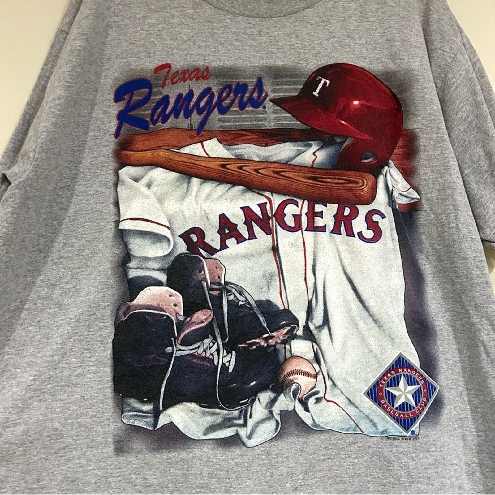 Lee Vintage 1997 Texas Rangers Baseball Shirt Size US XL / EU 56 / 4 - 2 Thumbnail