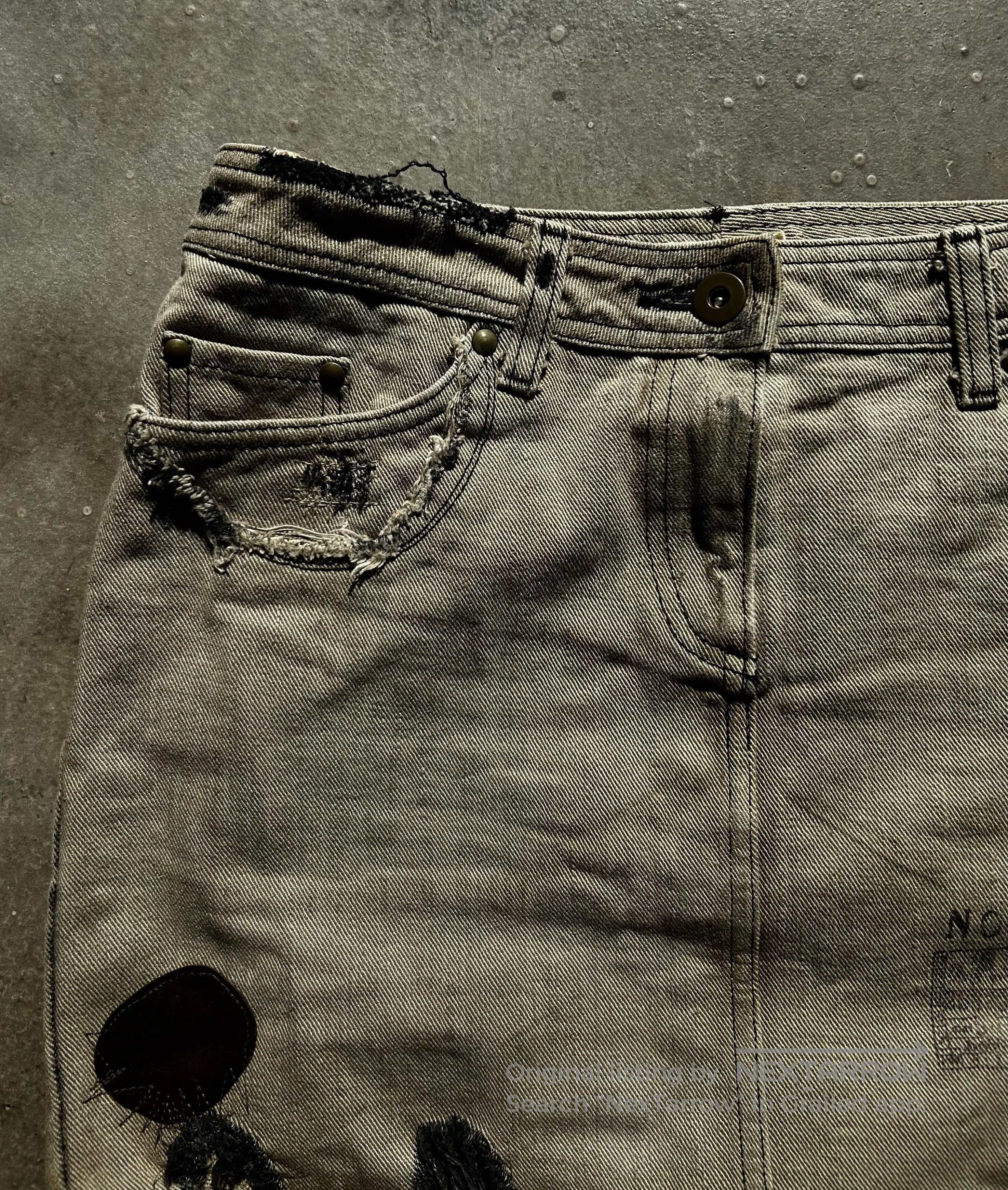 Share Spirit Homme Share Spirit Chain Distressed Skirt. Size 35" - 6 Thumbnail