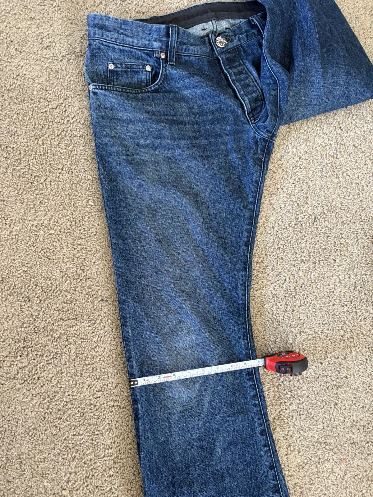 Chrome Hearts Chrome Hearts Jeans RS Denim Flared Size US 38 / EU 54 - 16 Thumbnail