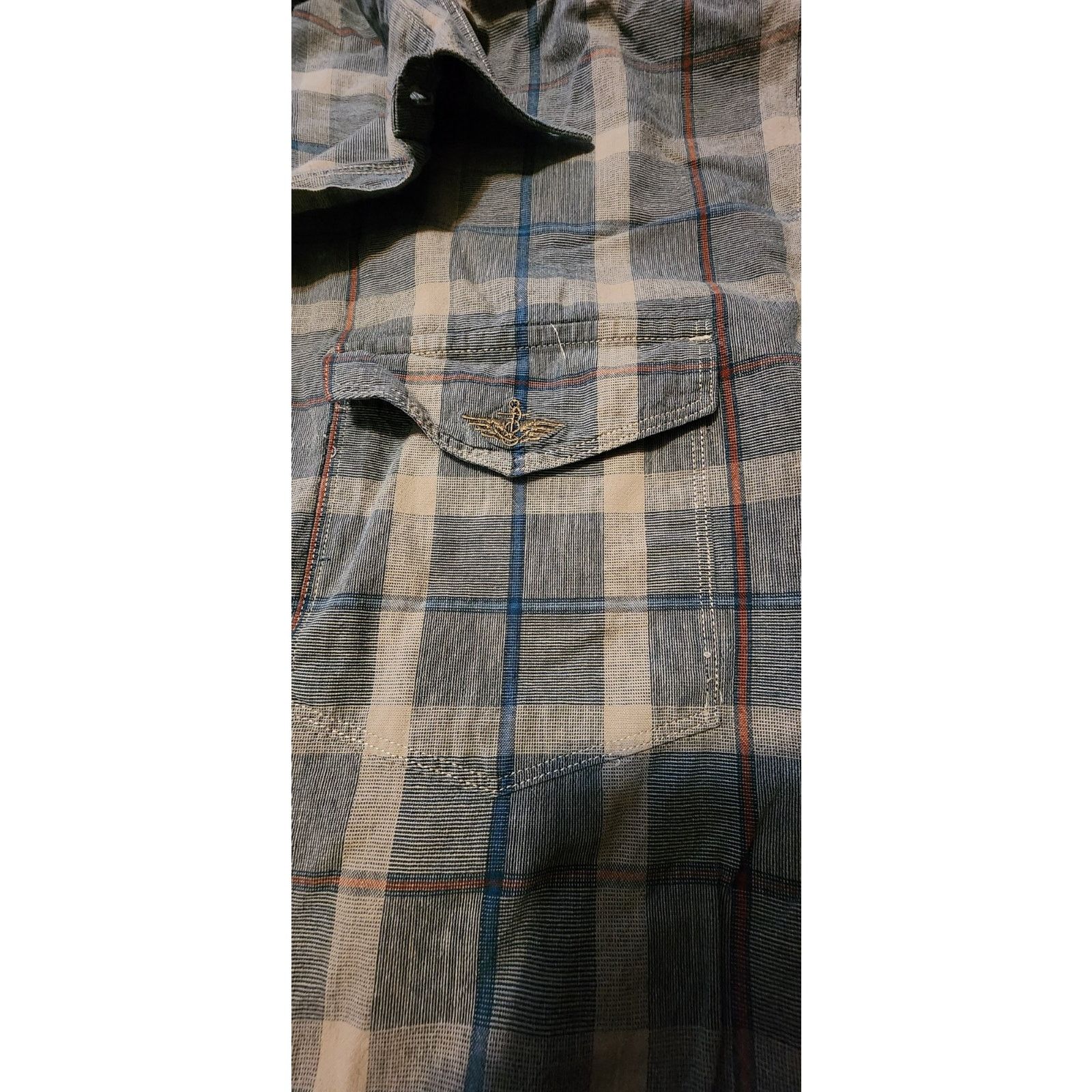 Dockers Dockers Blue Plaid Long Sleeve Button Up Shirt Sz Large 1407 Size US L / EU 52-54 / 3 - 7 Thumbnail