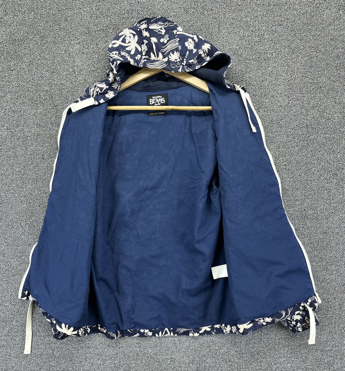 Beams Plus Vintage Beams Hawaiian Surf Hoodie Jacket Size M / US 6-8 / IT 42-44 - 6 Thumbnail