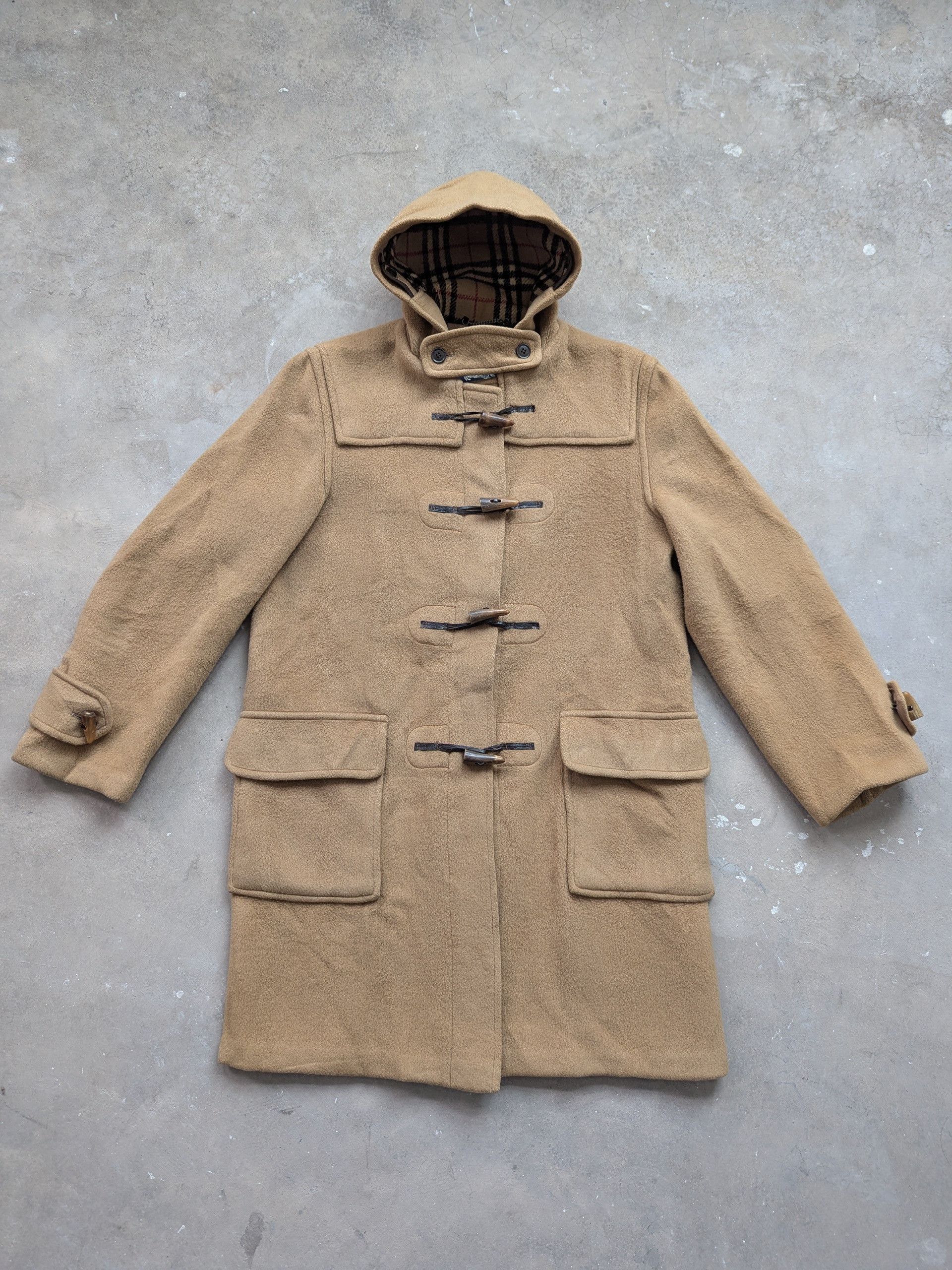 Burberry Authentic Burberry Wool Duffle Coat Hoodie Size M / US 6-8 / IT 42-44 - 1 Thumbnail