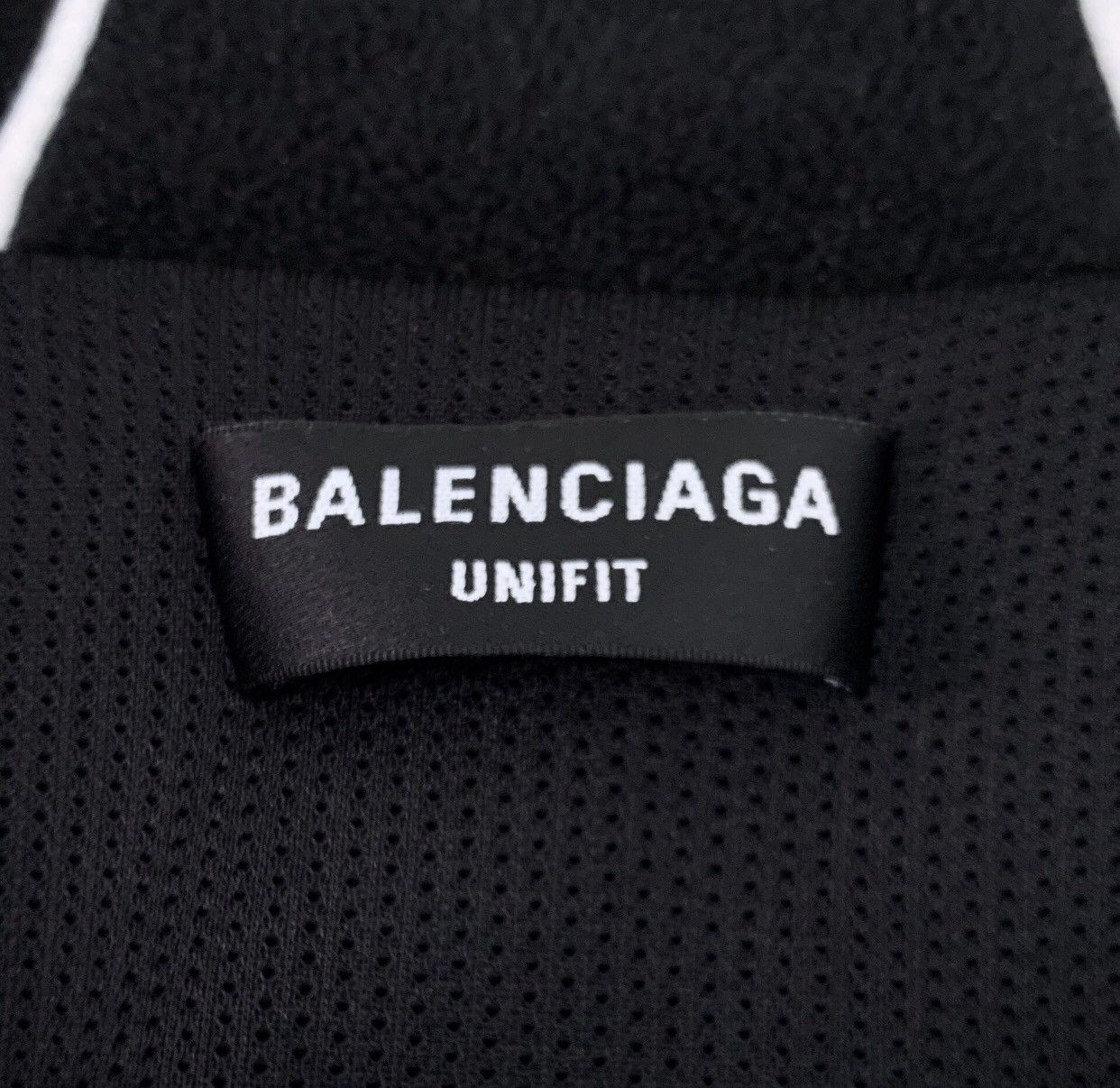 Balenciaga Balenciaga 22 black side striped logo collar zipper jacket Size US S / EU 44-46 / 1 - 7 Thumbnail