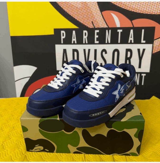Bape Low cut casual board shoes Size US 10 / EU 43 - 1 Thumbnail