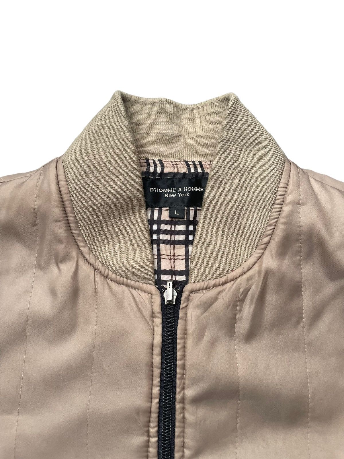 Designer D Homme A Homme New York Quilted Jacket Size US L / EU 52-54 / 3 - 4 Thumbnail