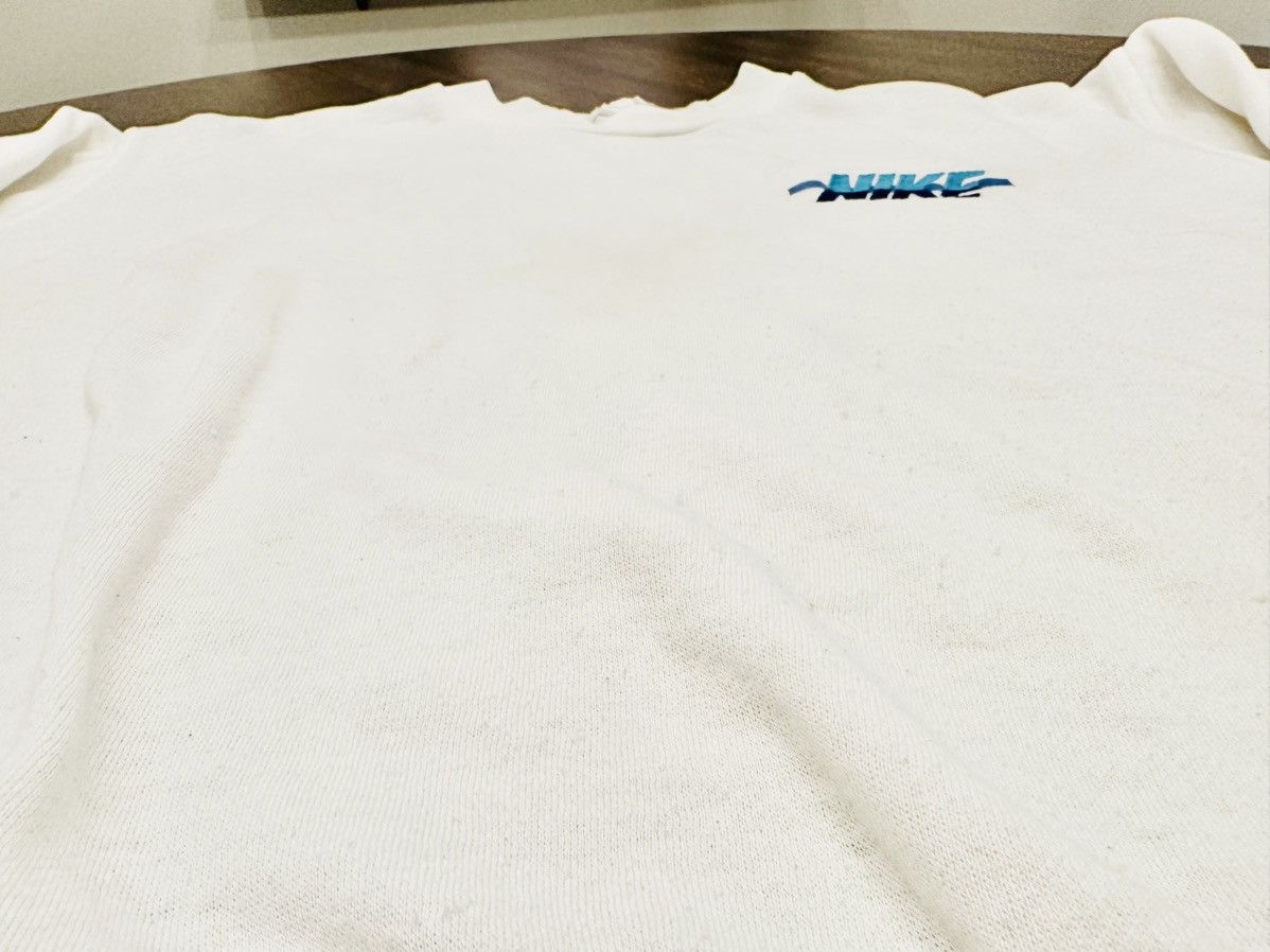 Nike VTG Nike Spell Out Embroidered Crewneck Sweatshirt 80/90s-XL Size US XL / EU 56 / 4 - 3 Thumbnail