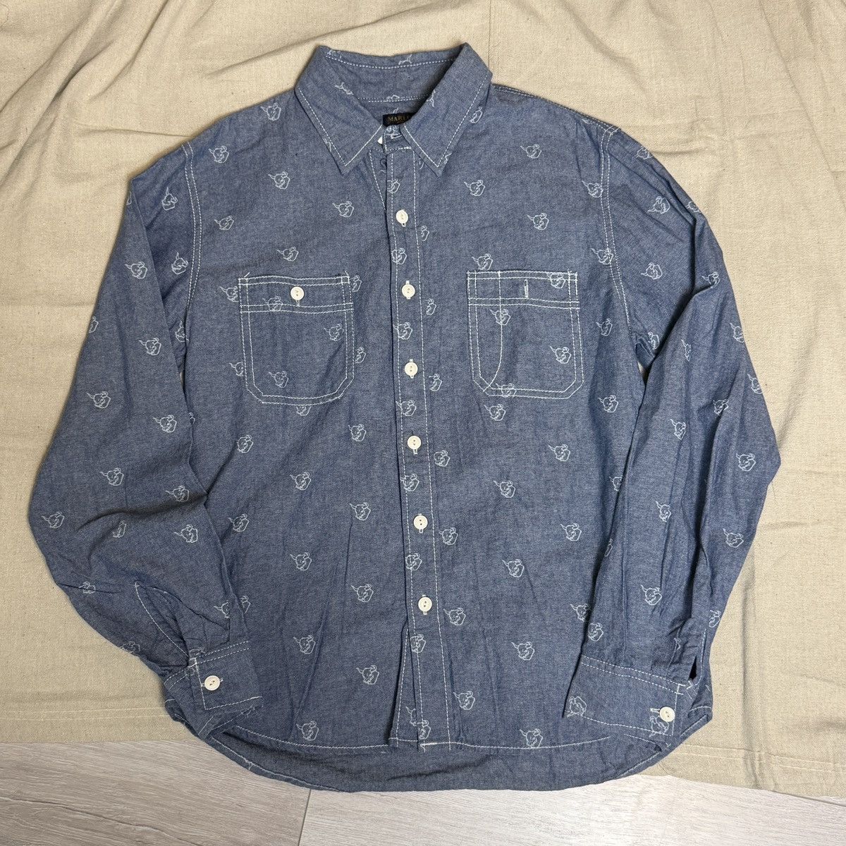 Other [Marlond Outer Wear] Freedom Clothes Bull Head Work Shirt Size US M / EU 48-50 / 2 - 1 Thumbnail