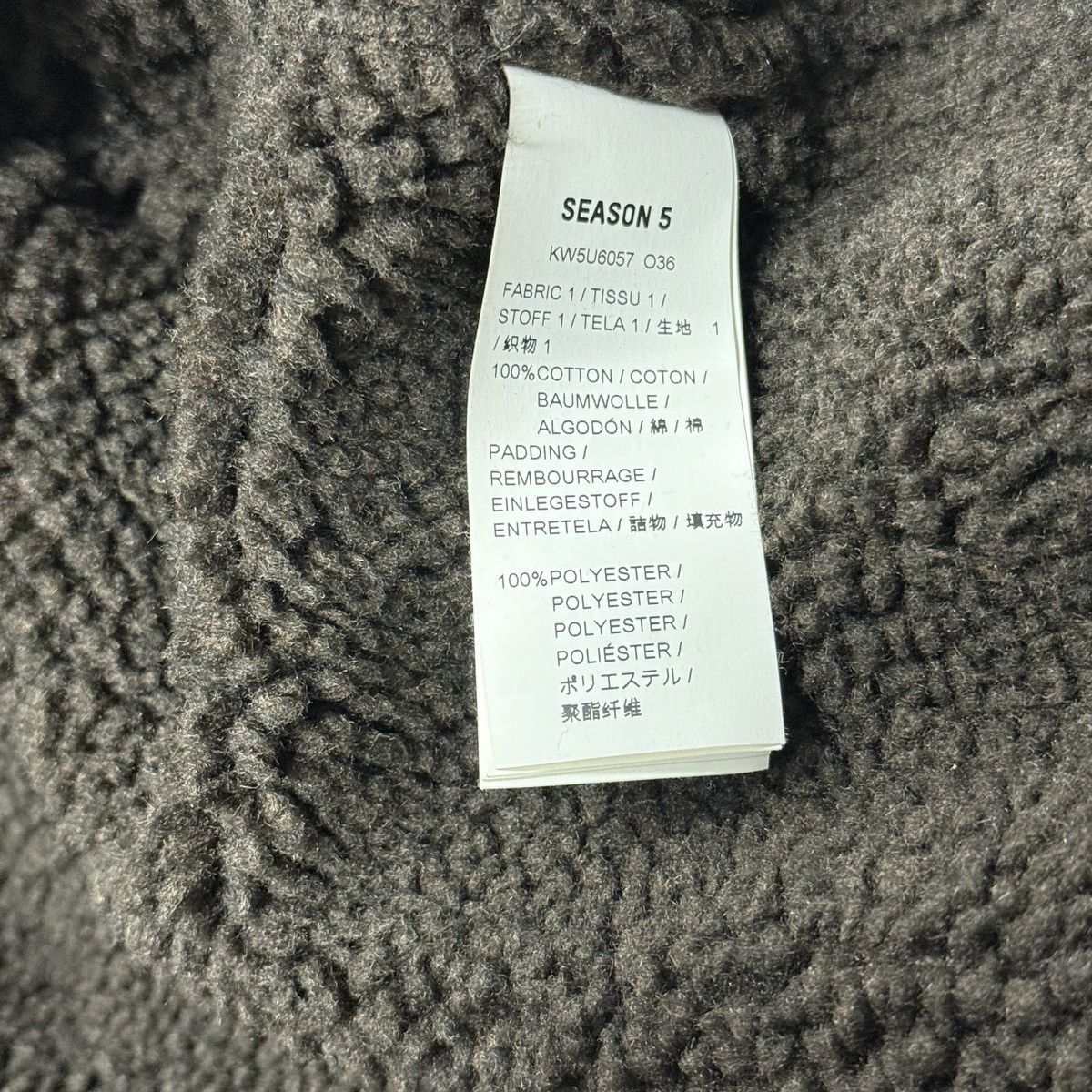 Yeezy YEEZY SEASON 5 CAMO SHERPA JACKET Size US S / EU 44-46 / 1 - 3 Thumbnail