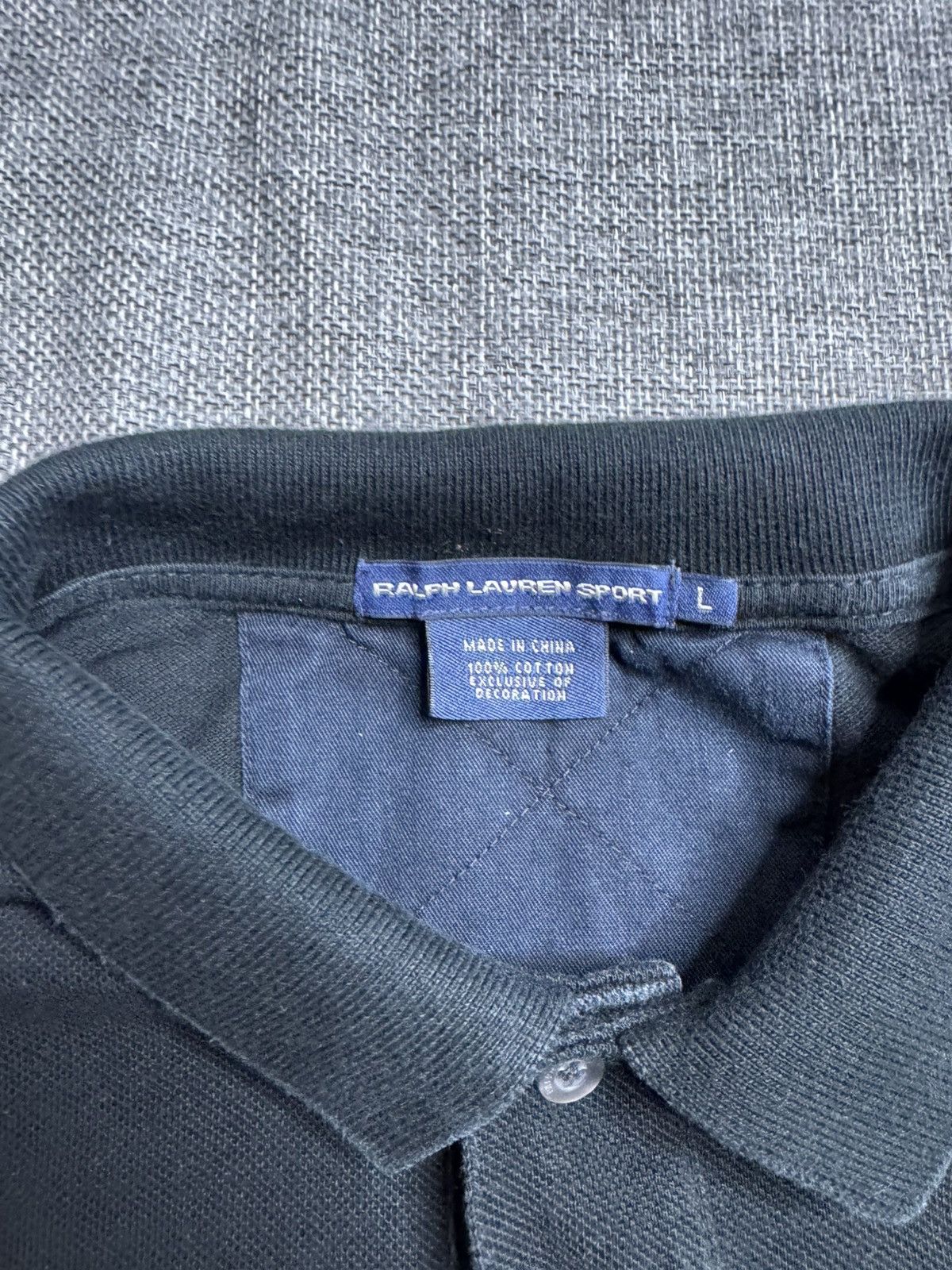 Polo Ralph Lauren Polo Ralph Lauren Big Logo Collar blak T-Shirt long sleeve Size L / US 10 / IT 46 - 4 Thumbnail