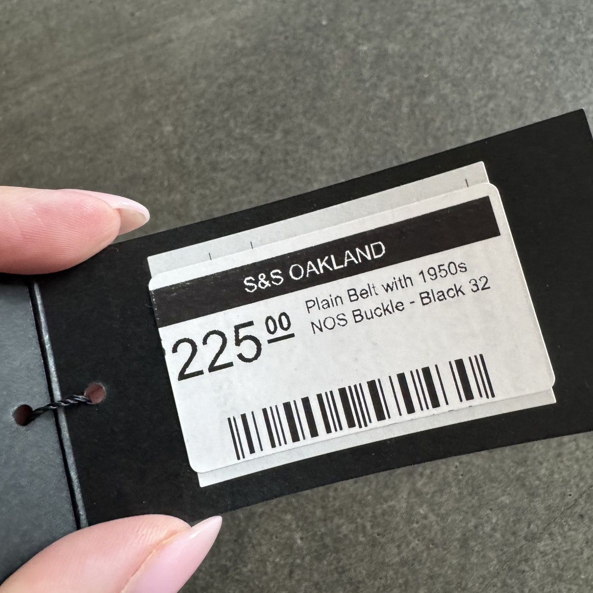 BLACK SIGN NWT Black sign Belt Size 32 - 2 Thumbnail